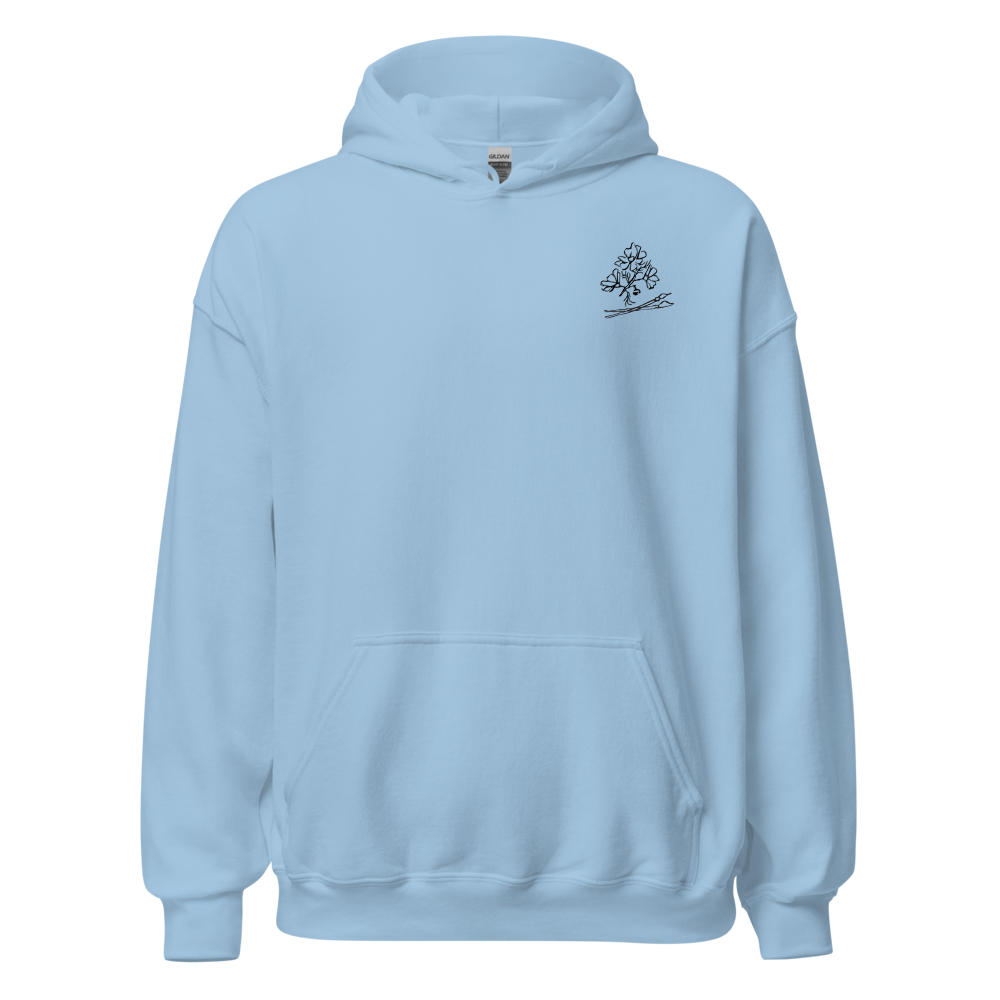 Good For The Soul Art Heavy Blend Hoodie — Light Blue, M