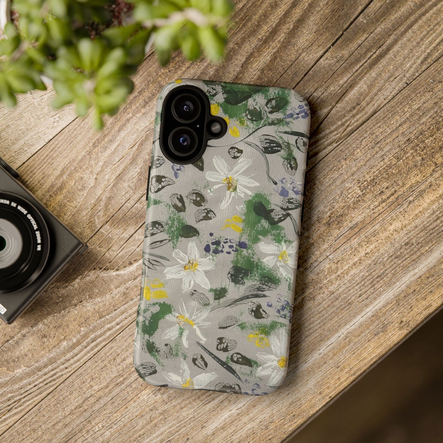 The Secret Woodland Garden Tough Phone Case | Botanical Floral iPhone Case | Whimsical Wildflower Phone Cover