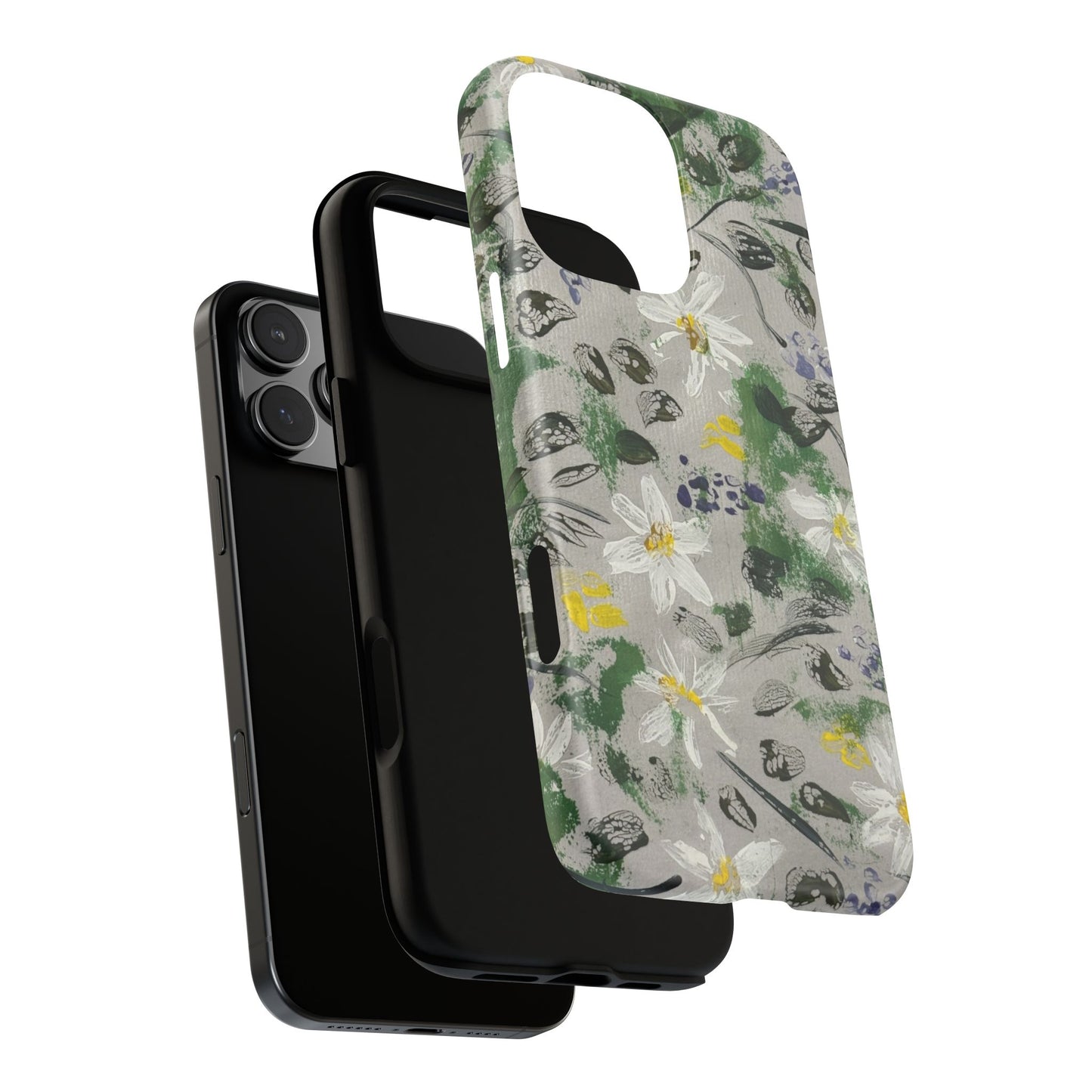 The Secret Woodland Garden Tough Phone Case | Botanical Floral iPhone Case | Whimsical Wildflower Phone Cover