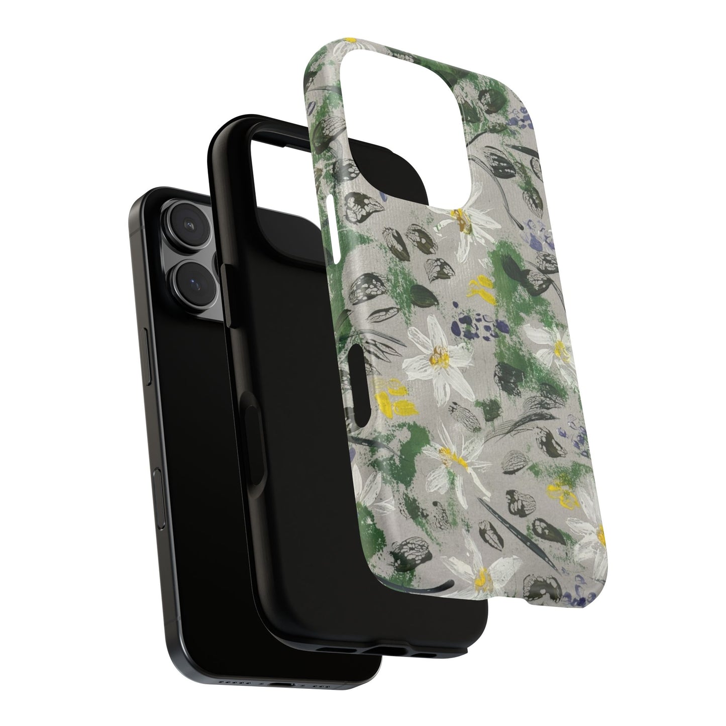 The Secret Woodland Garden Tough Phone Case | Botanical Floral iPhone Case | Whimsical Wildflower Phone Cover