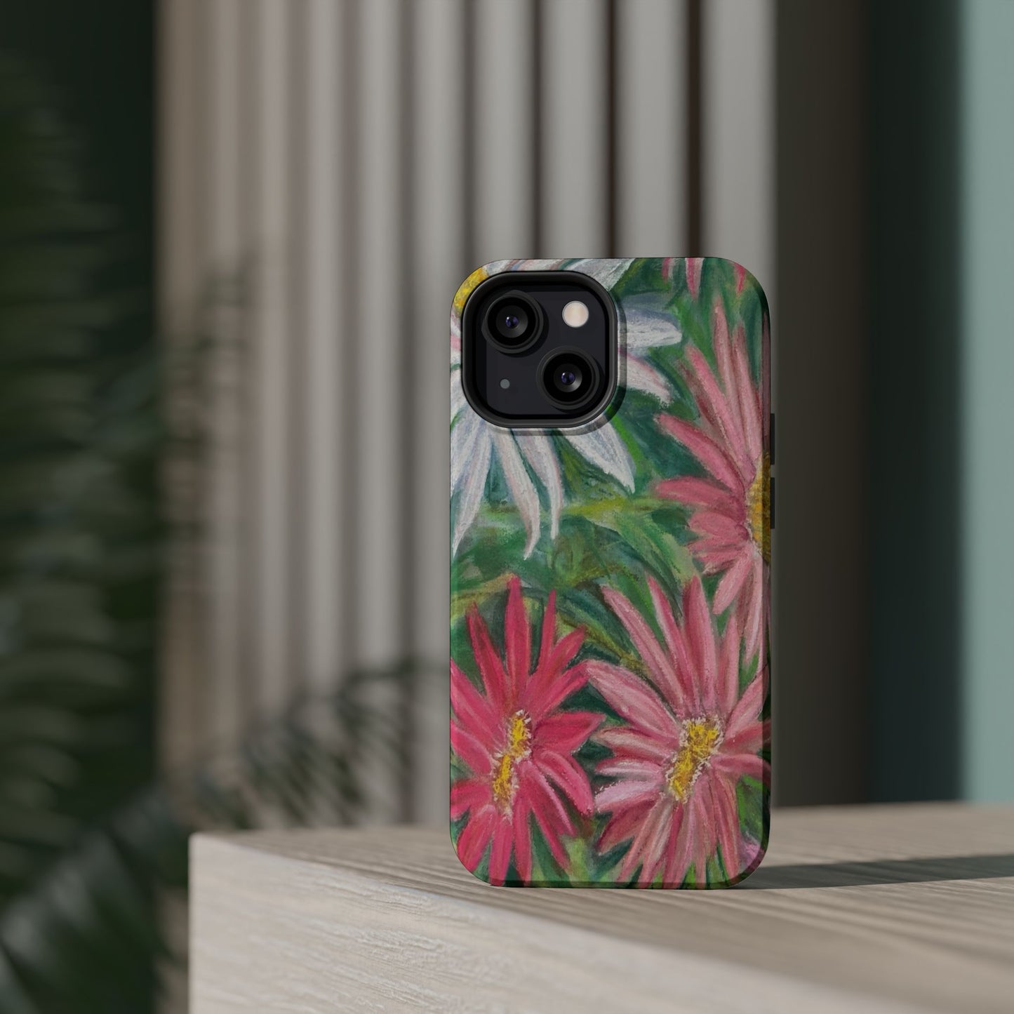 Painted Daisy  Magnetic Phone Case — Impact‑Resistant Protective Cover