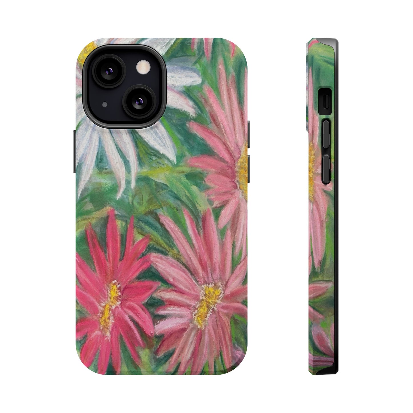 Painted Daisy  Magnetic Phone Case — Impact‑Resistant Protective Cover