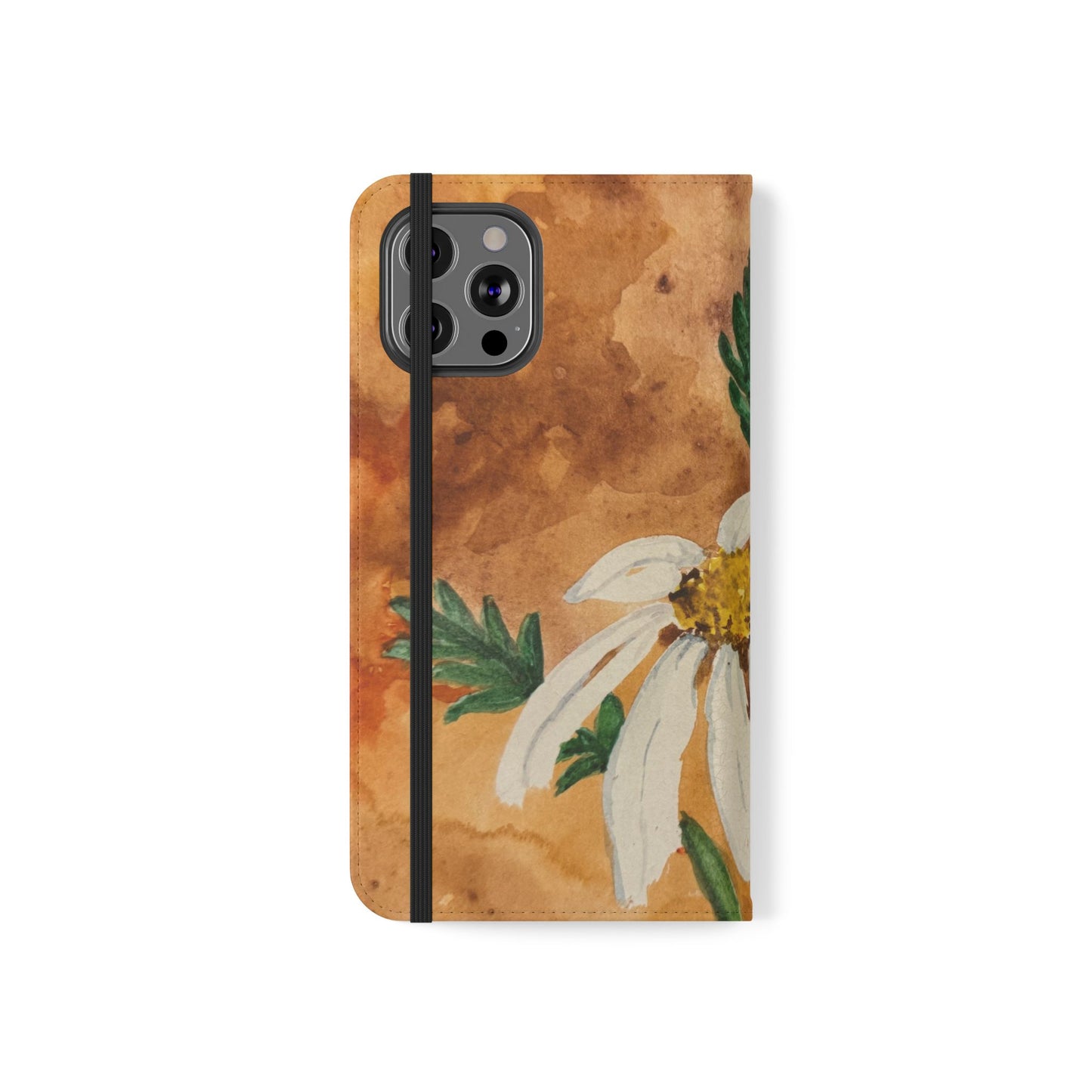 Golden Hour Daisies — Fold-Over Phone Case