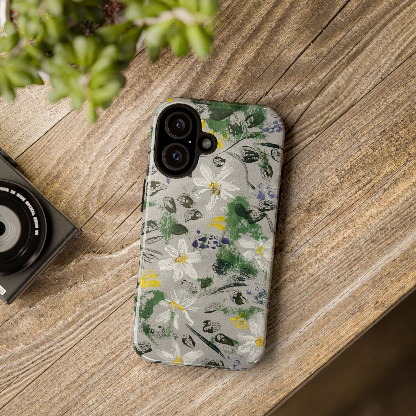 The Secret Woodland Garden Tough Phone Case | Botanical Floral iPhone Case | Whimsical Wildflower Phone Cover