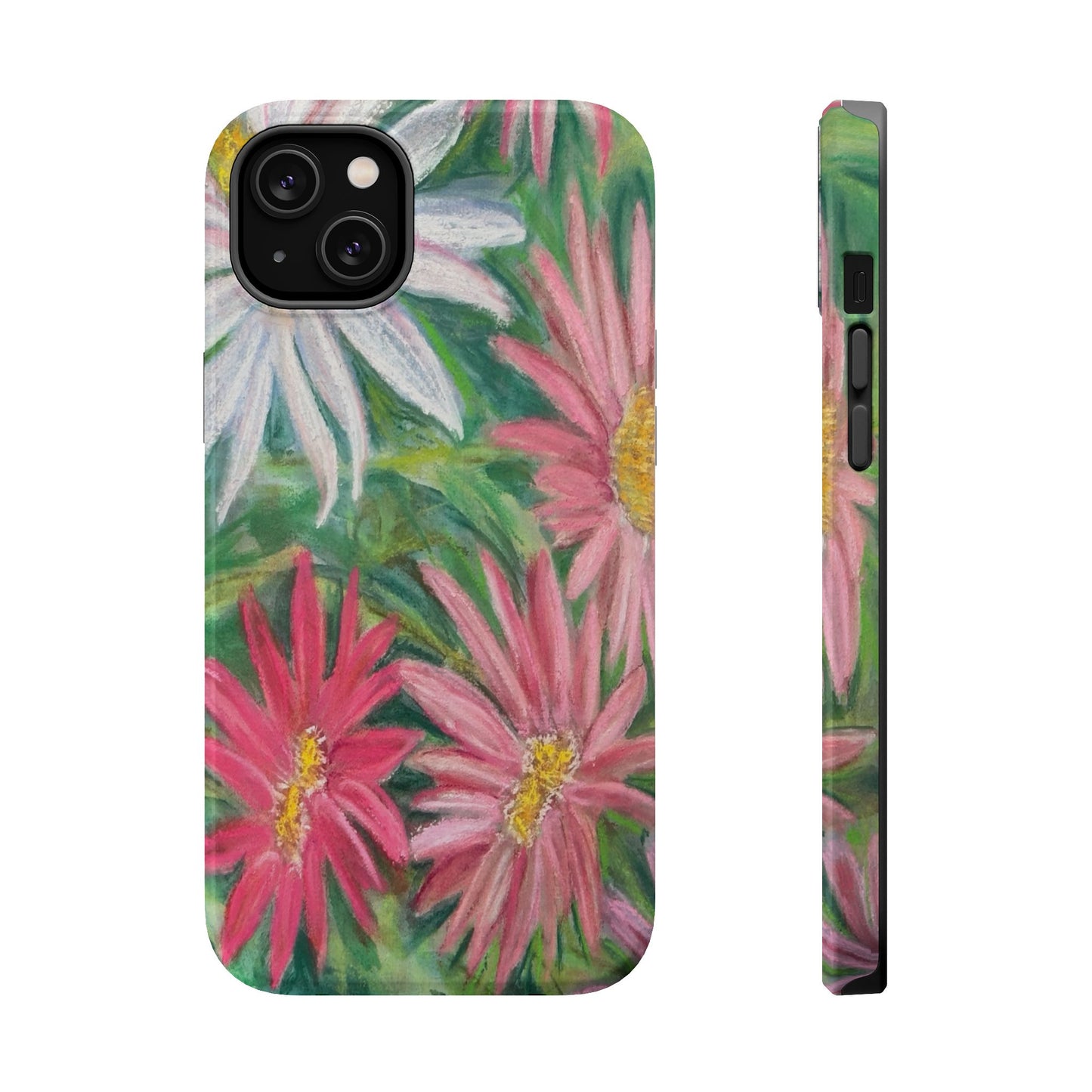 Painted Daisy  Magnetic Phone Case — Impact‑Resistant Protective Cover