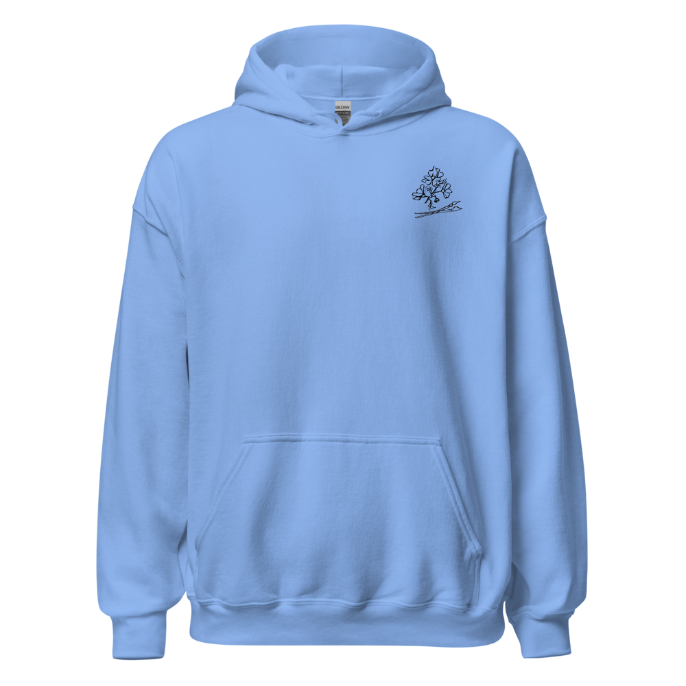 Good For The Soul Art Heavy Blend Hoodie — Carolina Blue, L