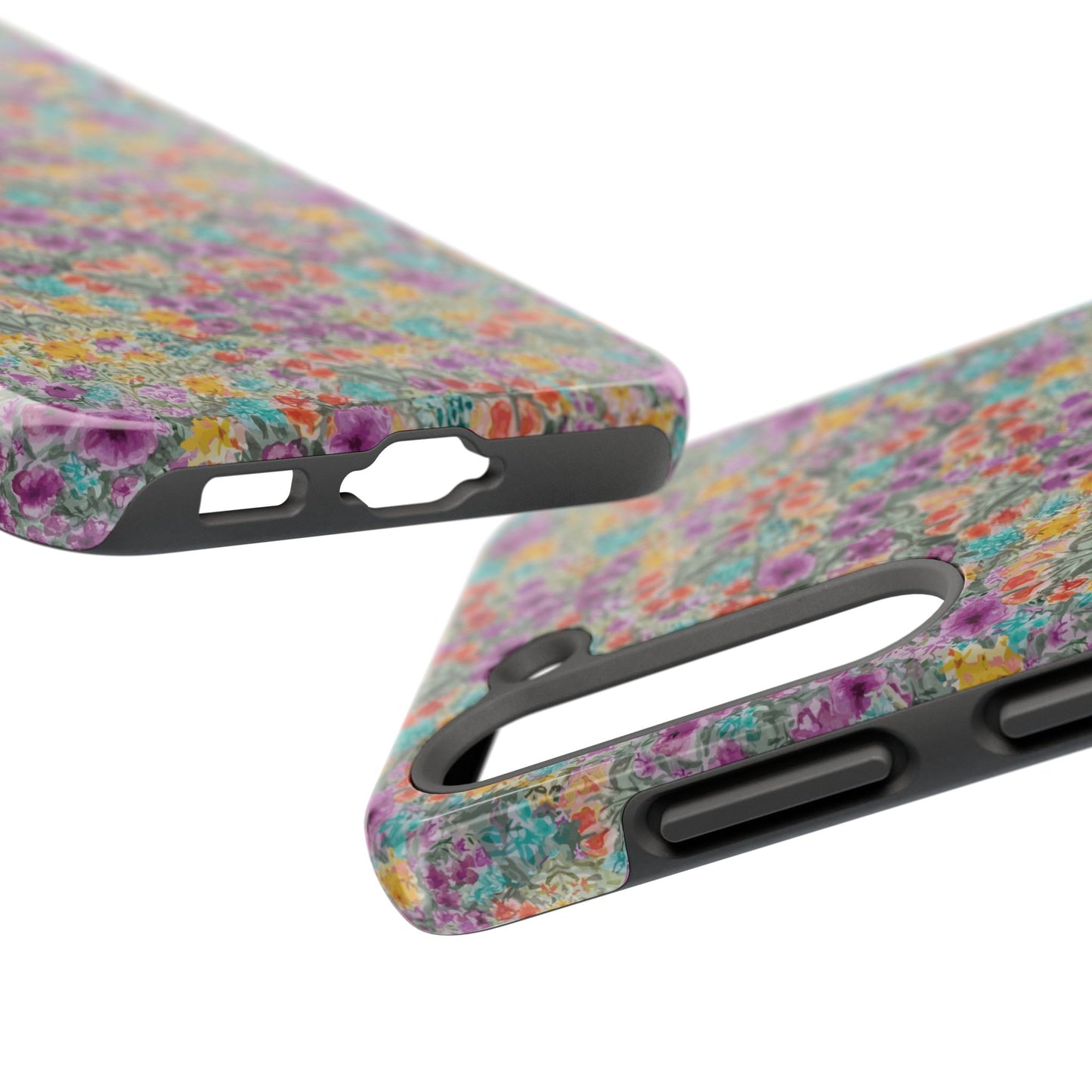 Wildflower Harmony  Watercolor Wildflower Phone Case – Colorful Floral Botanical Design Tough Phone Case