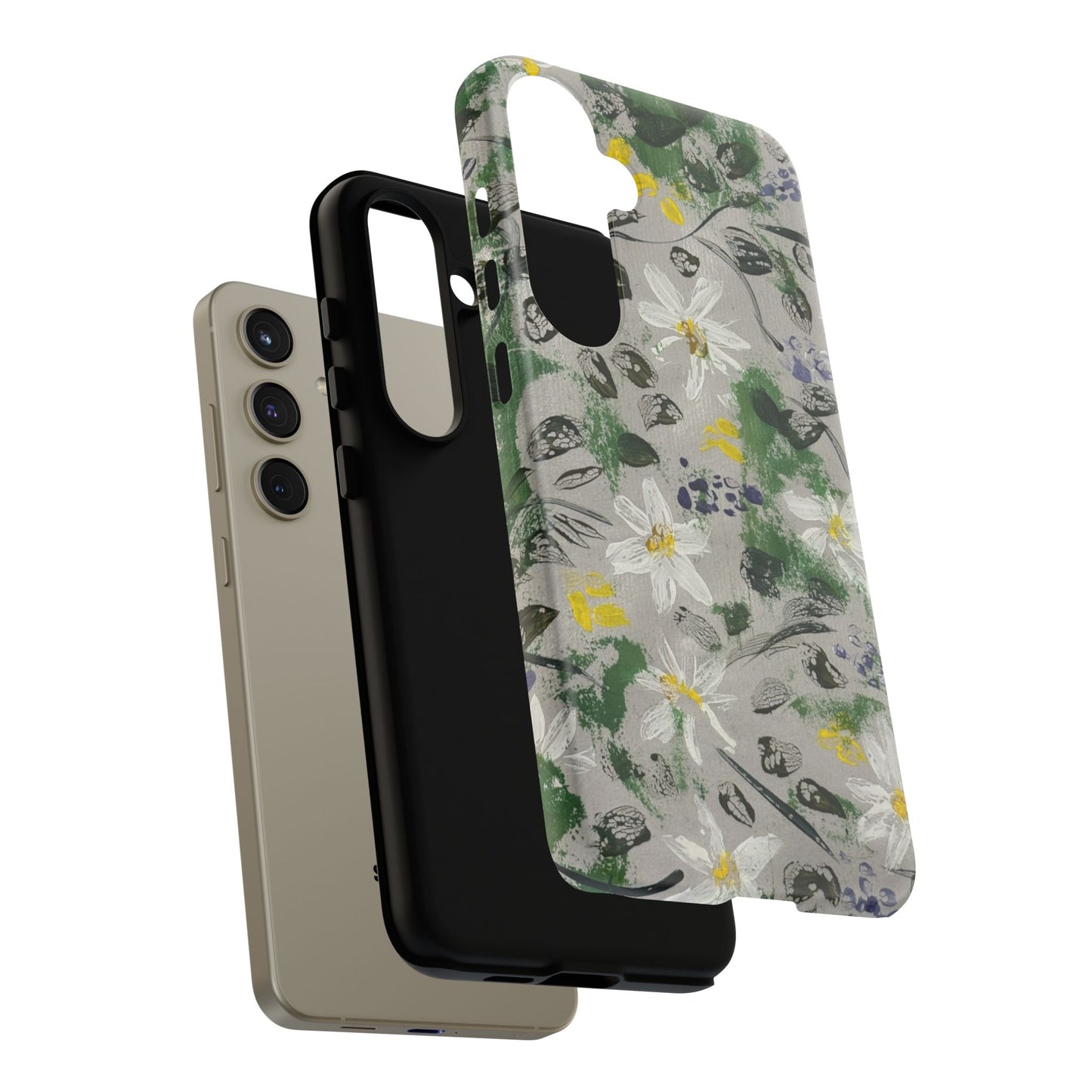 The Secret Woodland Garden Tough Phone Case | Botanical Floral iPhone Case | Whimsical Wildflower Phone Cover