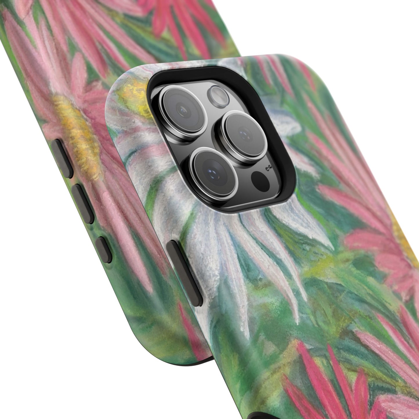 Painted Daisy  Magnetic Phone Case — Impact‑Resistant Protective Cover