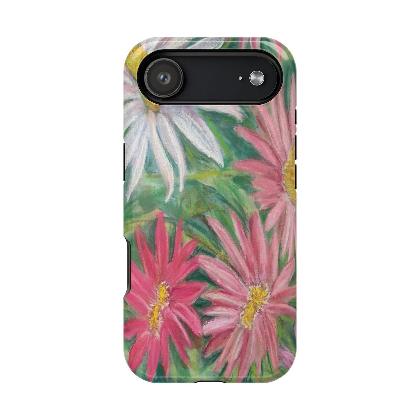 Painted Daisy  Magnetic Phone Case — Impact‑Resistant Protective Cover