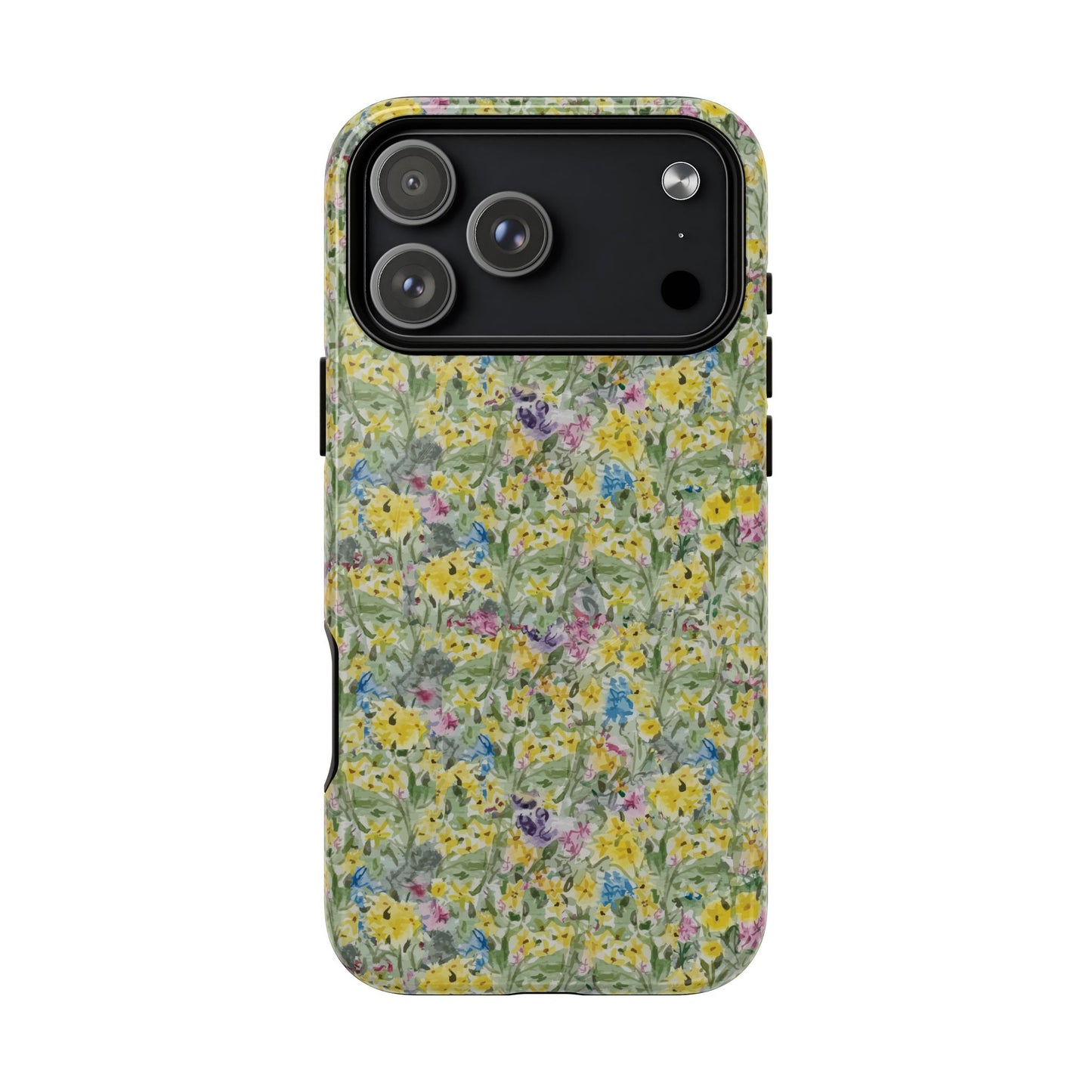 Wildflower Meadow Tough Magnetic Phone Case Watercolor Floral Botanical Case