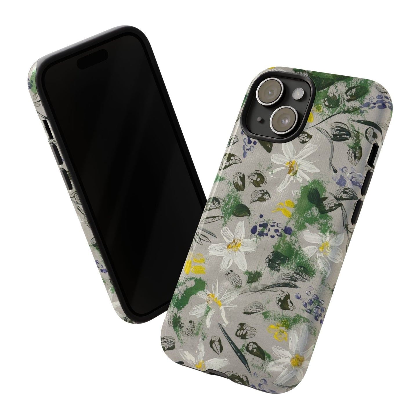 The Secret Woodland Garden Tough Phone Case | Botanical Floral iPhone Case | Whimsical Wildflower Phone Cover