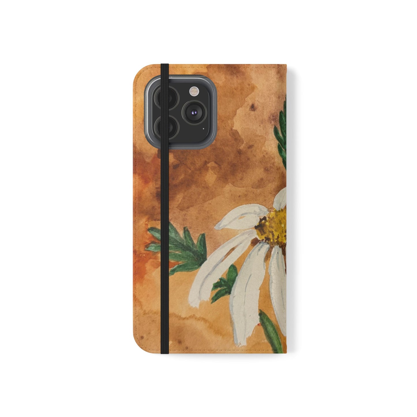 Golden Hour Daisies — Fold-Over Phone Case