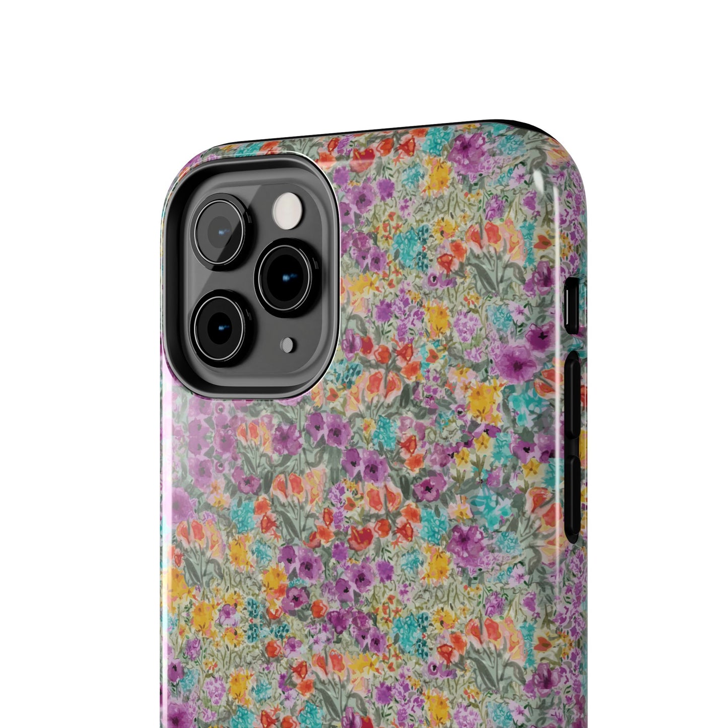 Wildflower Harmony  Watercolor Wildflower Phone Case – Colorful Floral Botanical Design Tough Phone Case