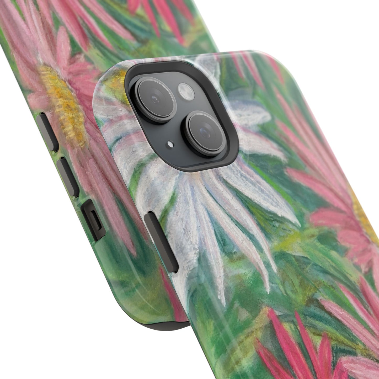 Painted Daisy  Magnetic Phone Case — Impact‑Resistant Protective Cover