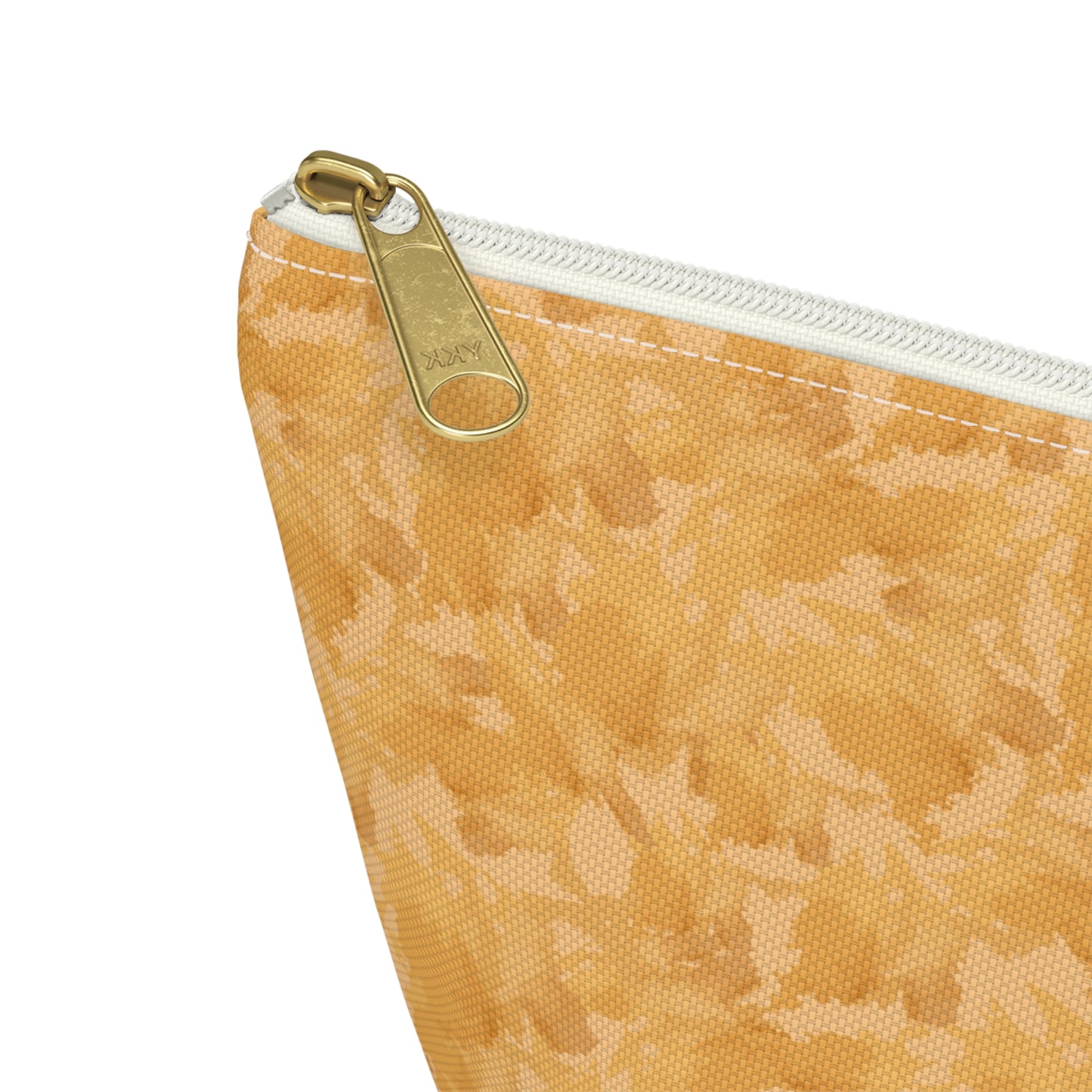 Golden Hour Daisy Accessory Pouch — T‑Bottom Makeup & Travel Organizer