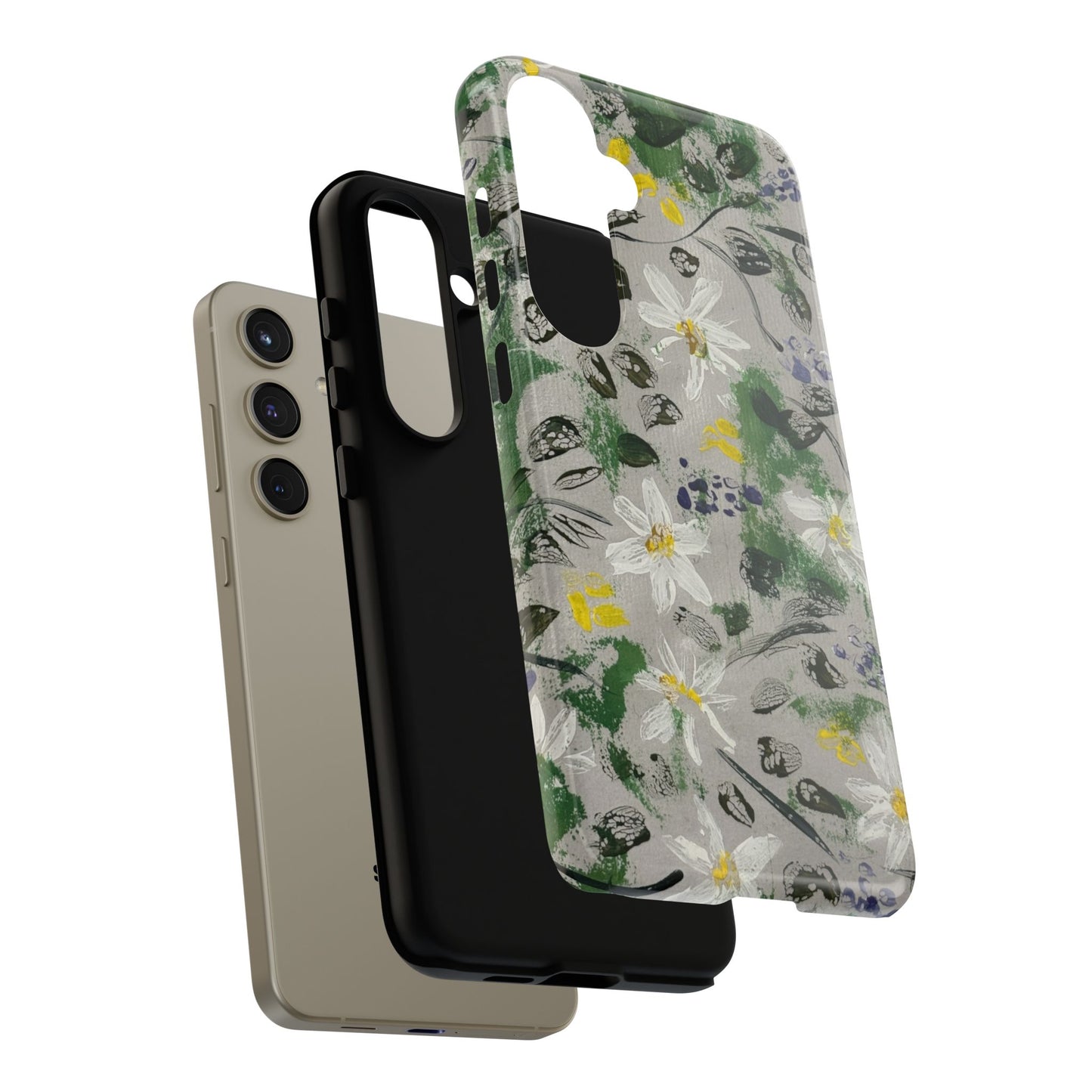 The Secret Woodland Garden Tough Phone Case | Botanical Floral iPhone Case | Whimsical Wildflower Phone Cover