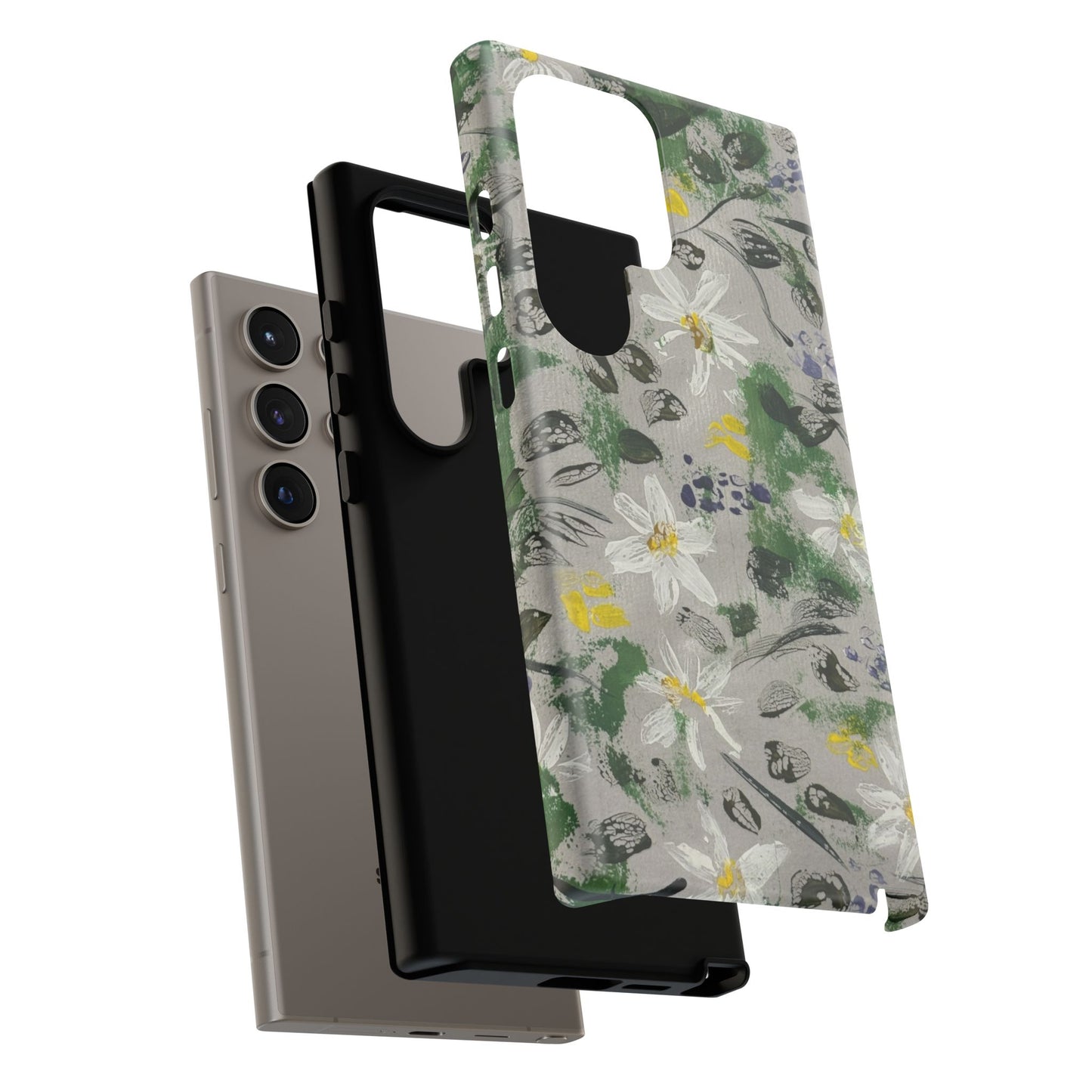 The Secret Woodland Garden Tough Phone Case | Botanical Floral iPhone Case | Whimsical Wildflower Phone Cover