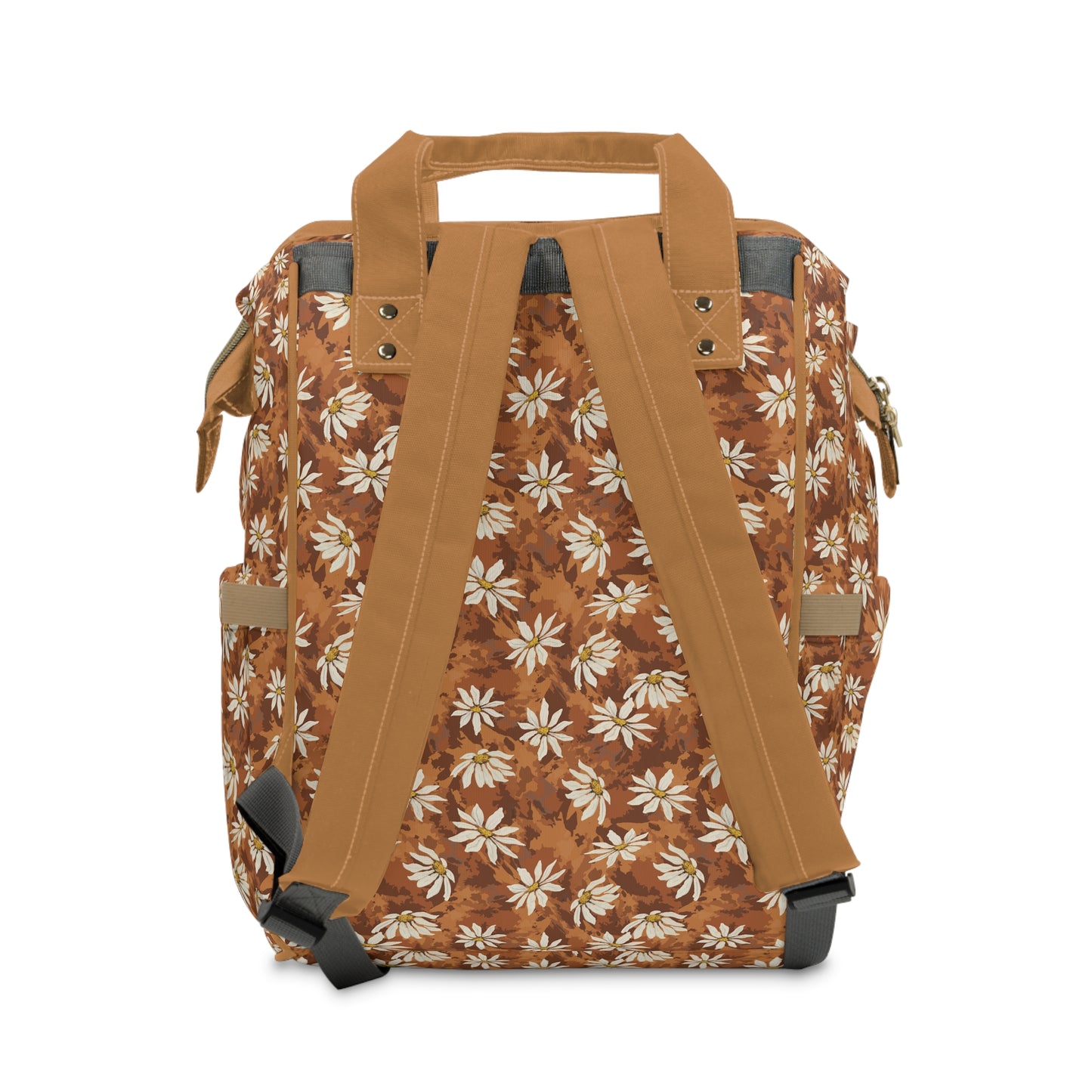 Golden Hour Daisy Everyday Backpack (Work, Travel & On-the-Go Essential) Multifunctional Diaper Backpack