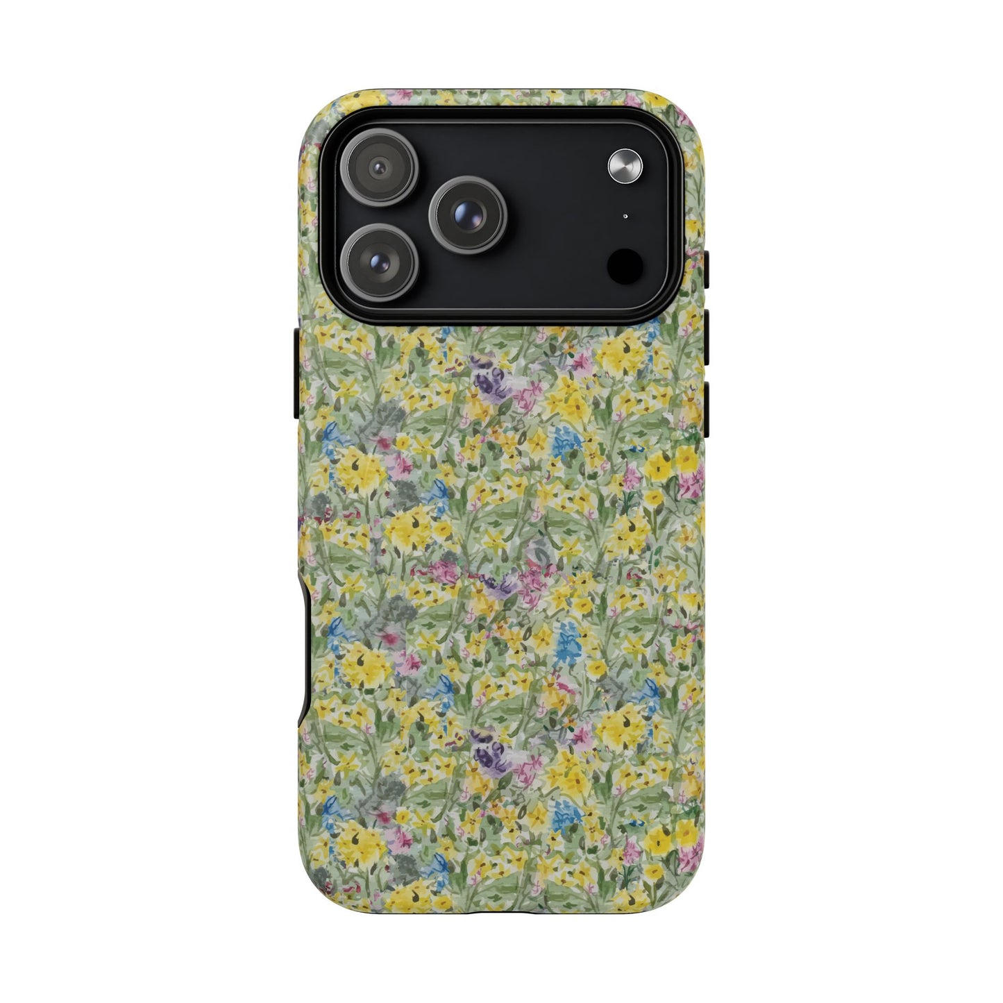 Wildflower Meadow Tough Magnetic Phone Case Watercolor Floral Botanical Case