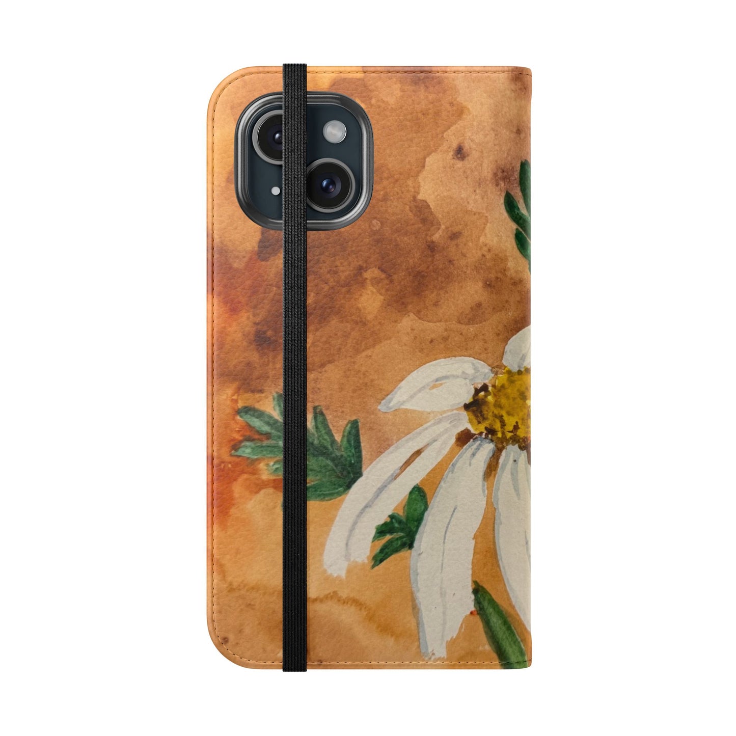 Golden Hour Daisies — Fold-Over Phone Case