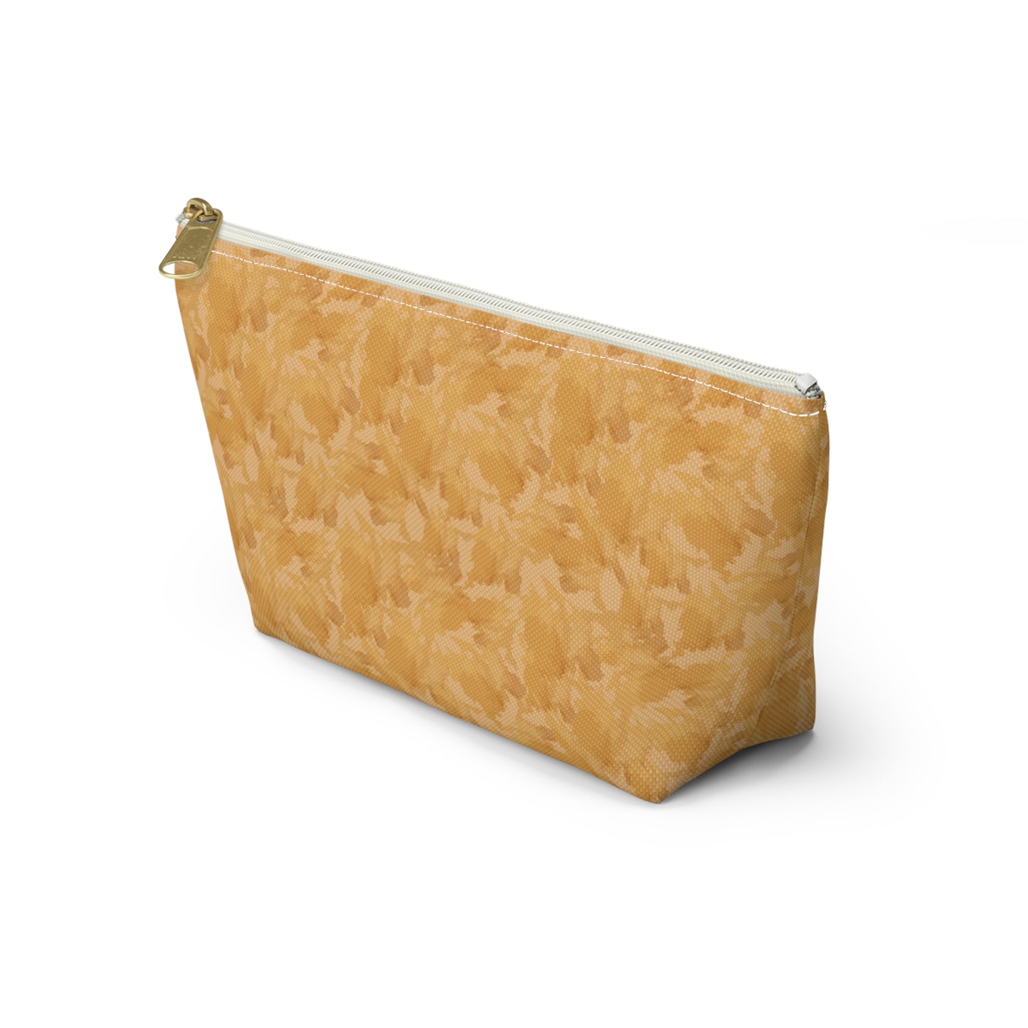 Golden Hour Daisy Accessory Pouch — T‑Bottom Makeup & Travel Organizer