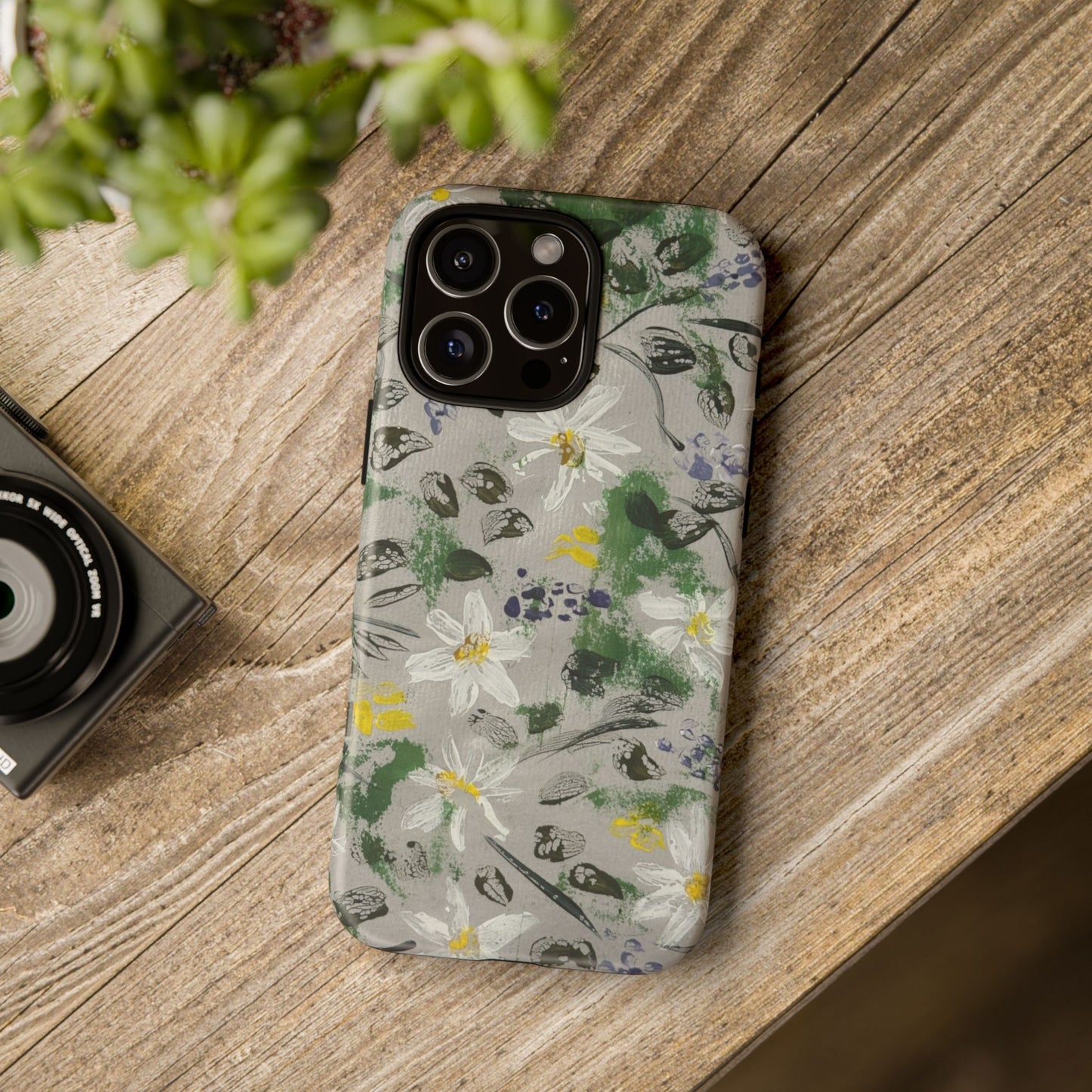The Secret Woodland Garden Tough Phone Case | Botanical Floral iPhone Case | Whimsical Wildflower Phone Cover