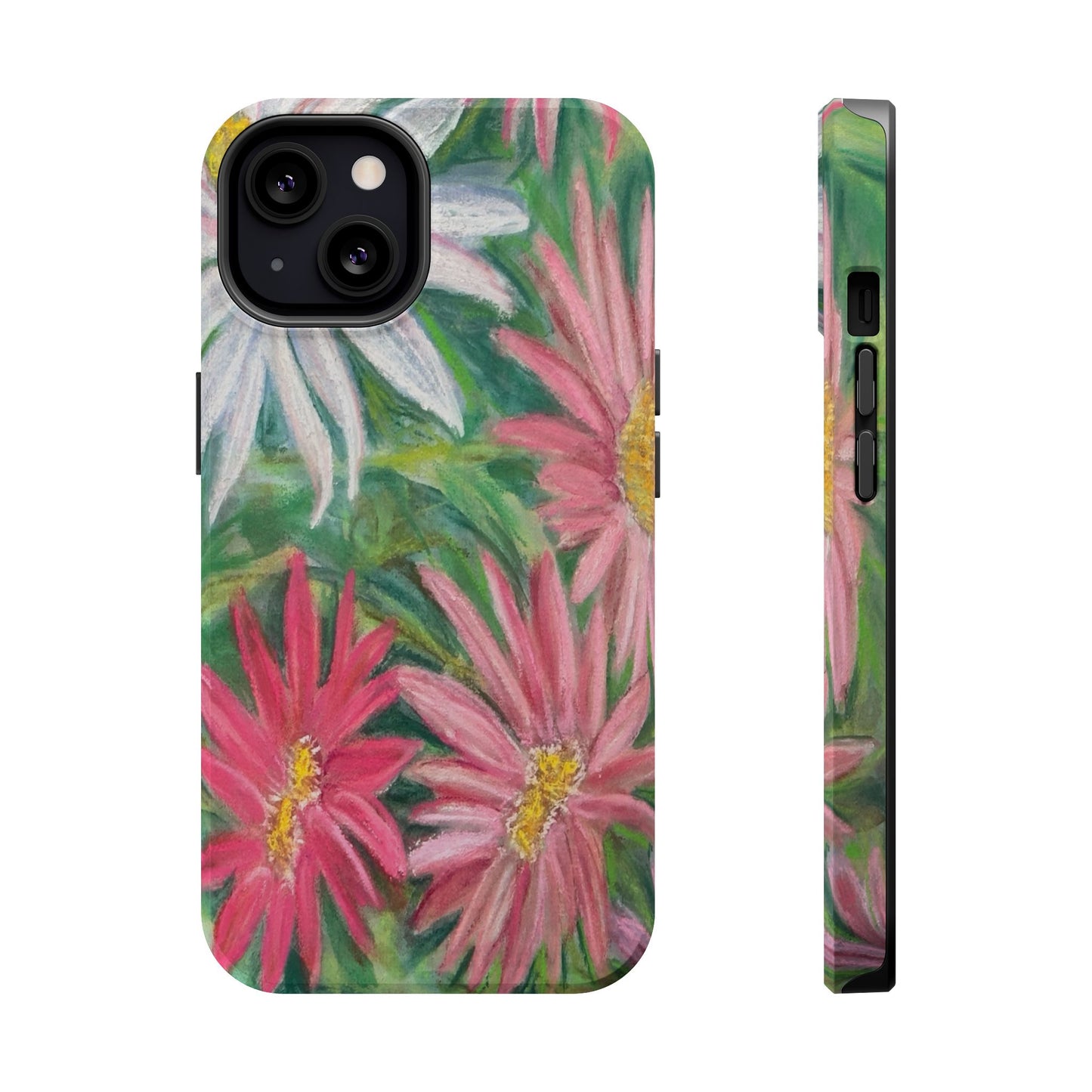 Painted Daisy  Magnetic Phone Case — Impact‑Resistant Protective Cover