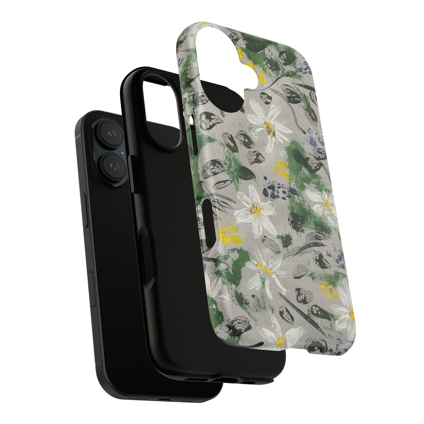 The Secret Woodland Garden Tough Phone Case | Botanical Floral iPhone Case | Whimsical Wildflower Phone Cover