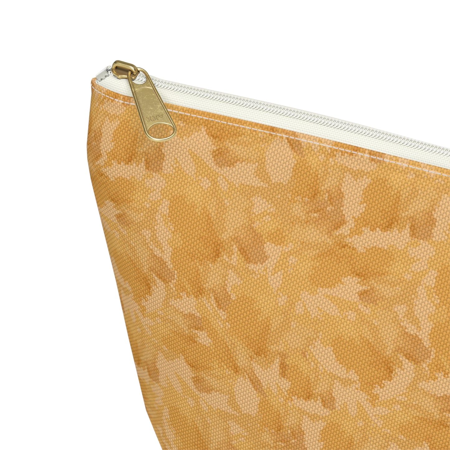 Golden Hour Daisy Accessory Pouch — T‑Bottom Makeup & Travel Organizer