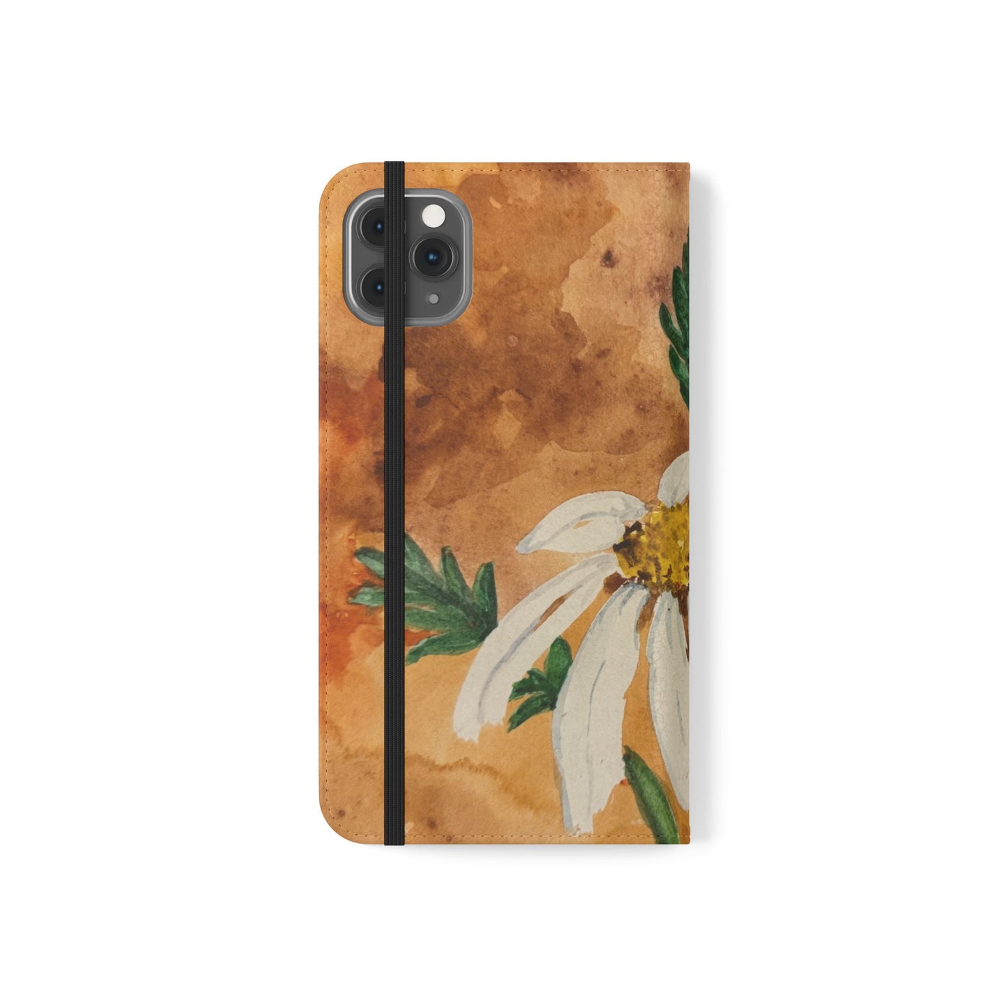 Golden Hour Daisies — Fold-Over Phone Case