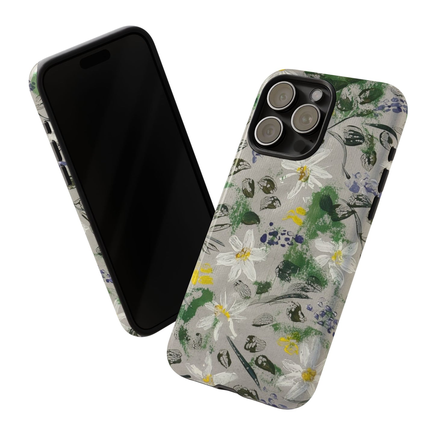 The Secret Woodland Garden Tough Phone Case | Botanical Floral iPhone Case | Whimsical Wildflower Phone Cover