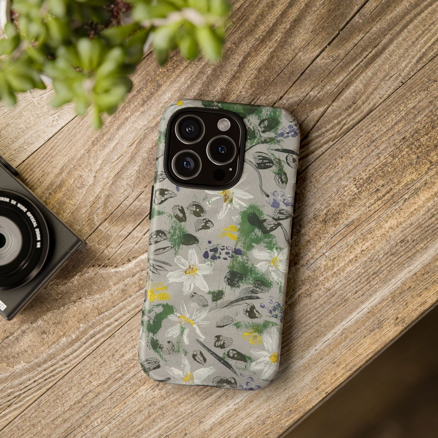 The Secret Woodland Garden Tough Phone Case | Botanical Floral iPhone Case | Whimsical Wildflower Phone Cover