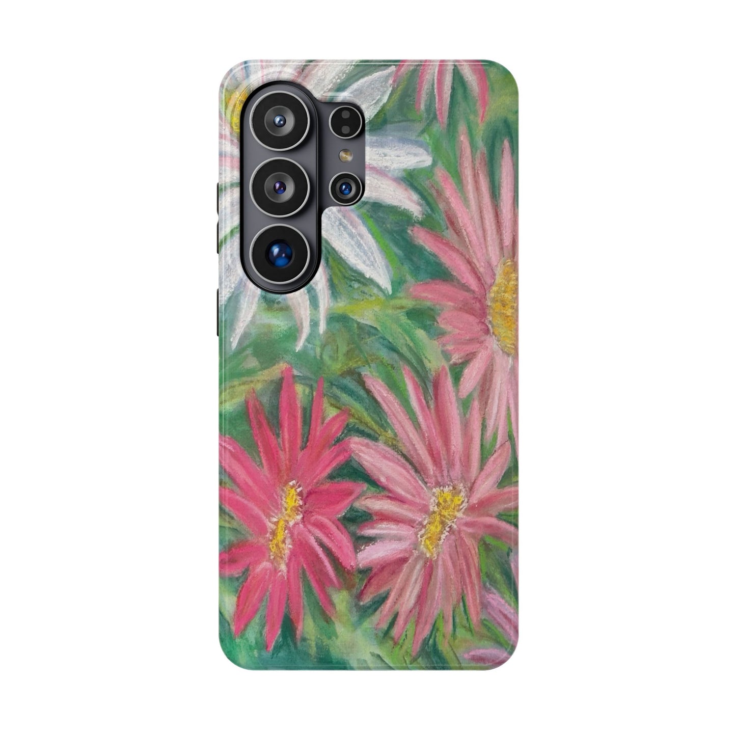 Painted Daisy  Magnetic Phone Case — Impact‑Resistant Protective Cover
