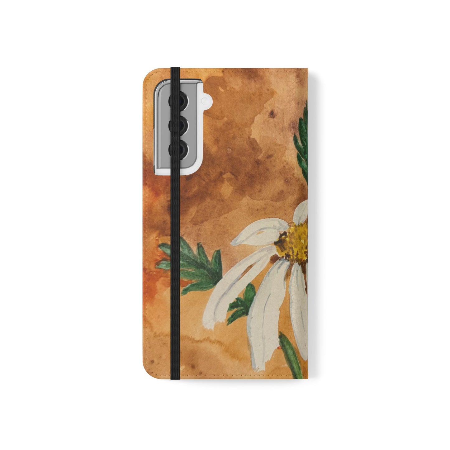 Golden Hour Daisies — Fold-Over Phone Case