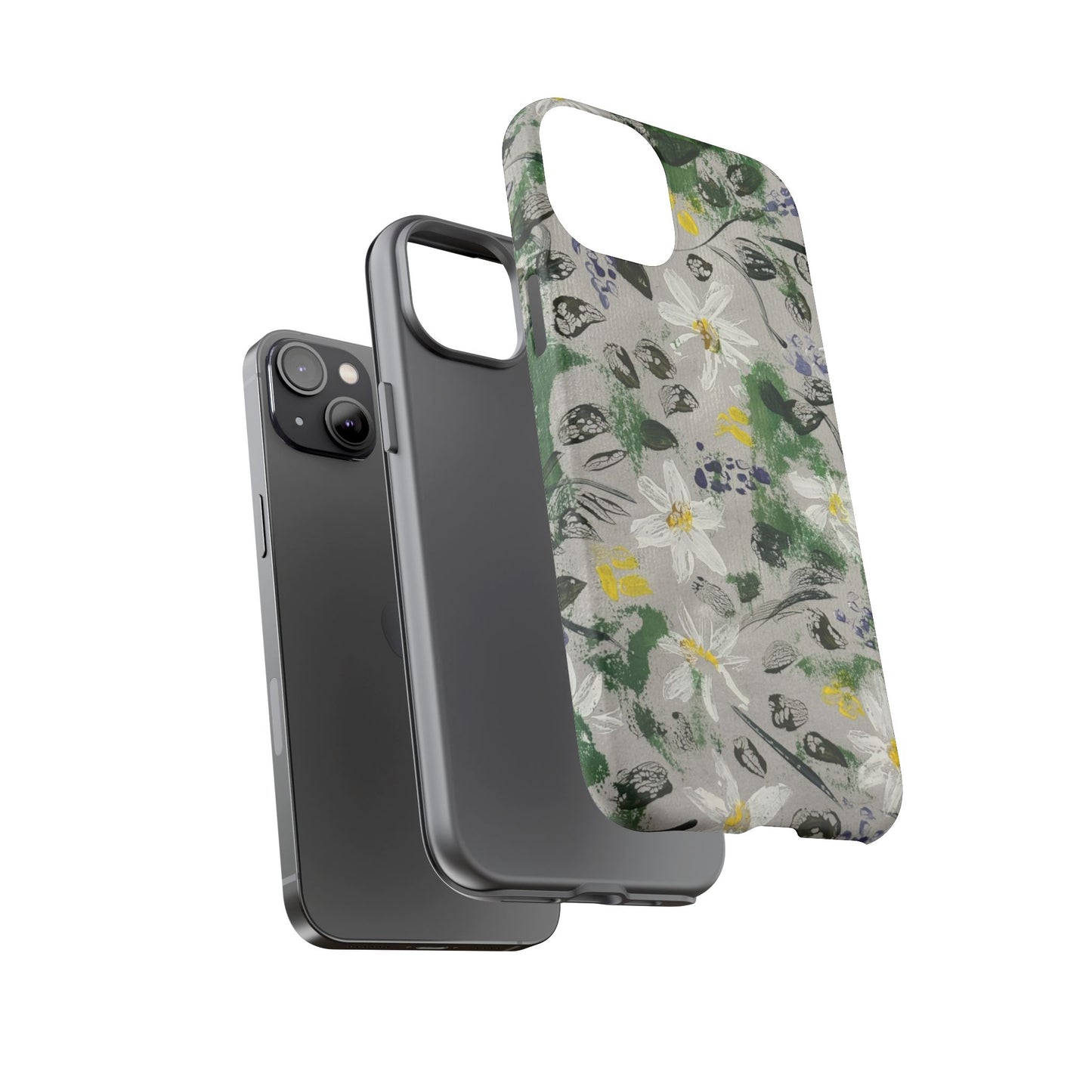 The Secret Woodland Garden Tough Phone Case | Botanical Floral iPhone Case | Whimsical Wildflower Phone Cover