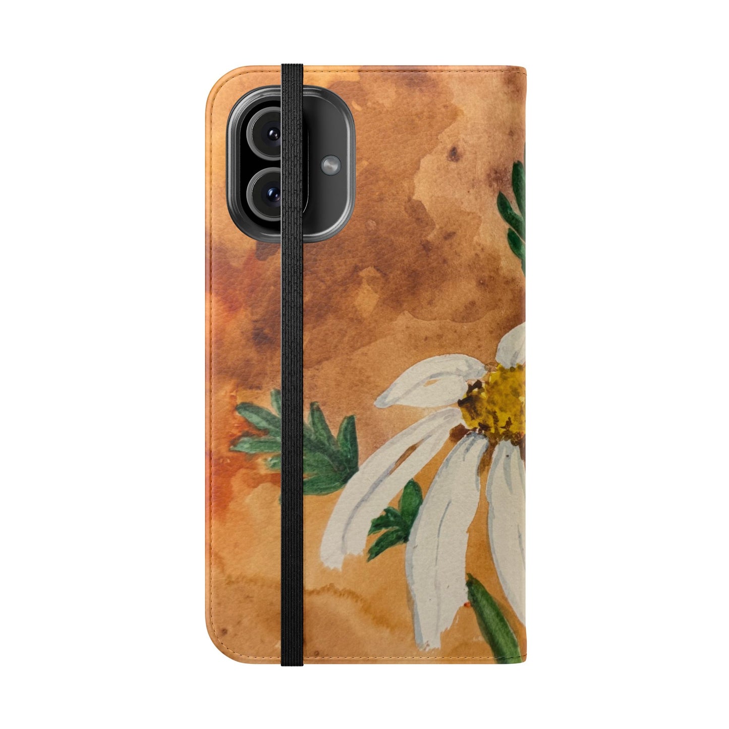 Golden Hour Daisies — Fold-Over Phone Case