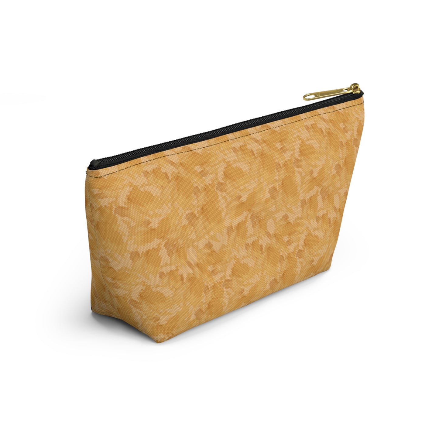 Golden Hour Daisy Accessory Pouch — T‑Bottom Makeup & Travel Organizer