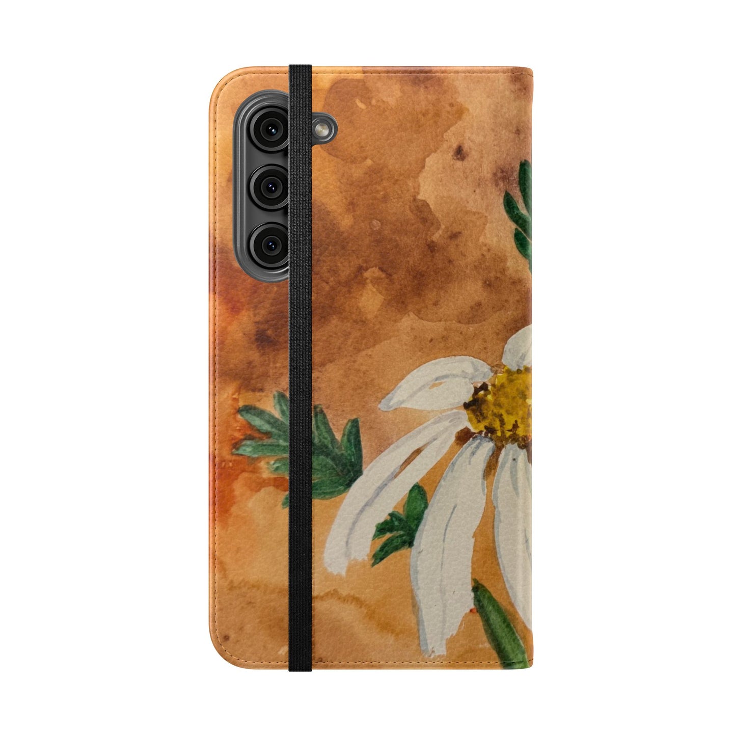 Golden Hour Daisies — Fold-Over Phone Case