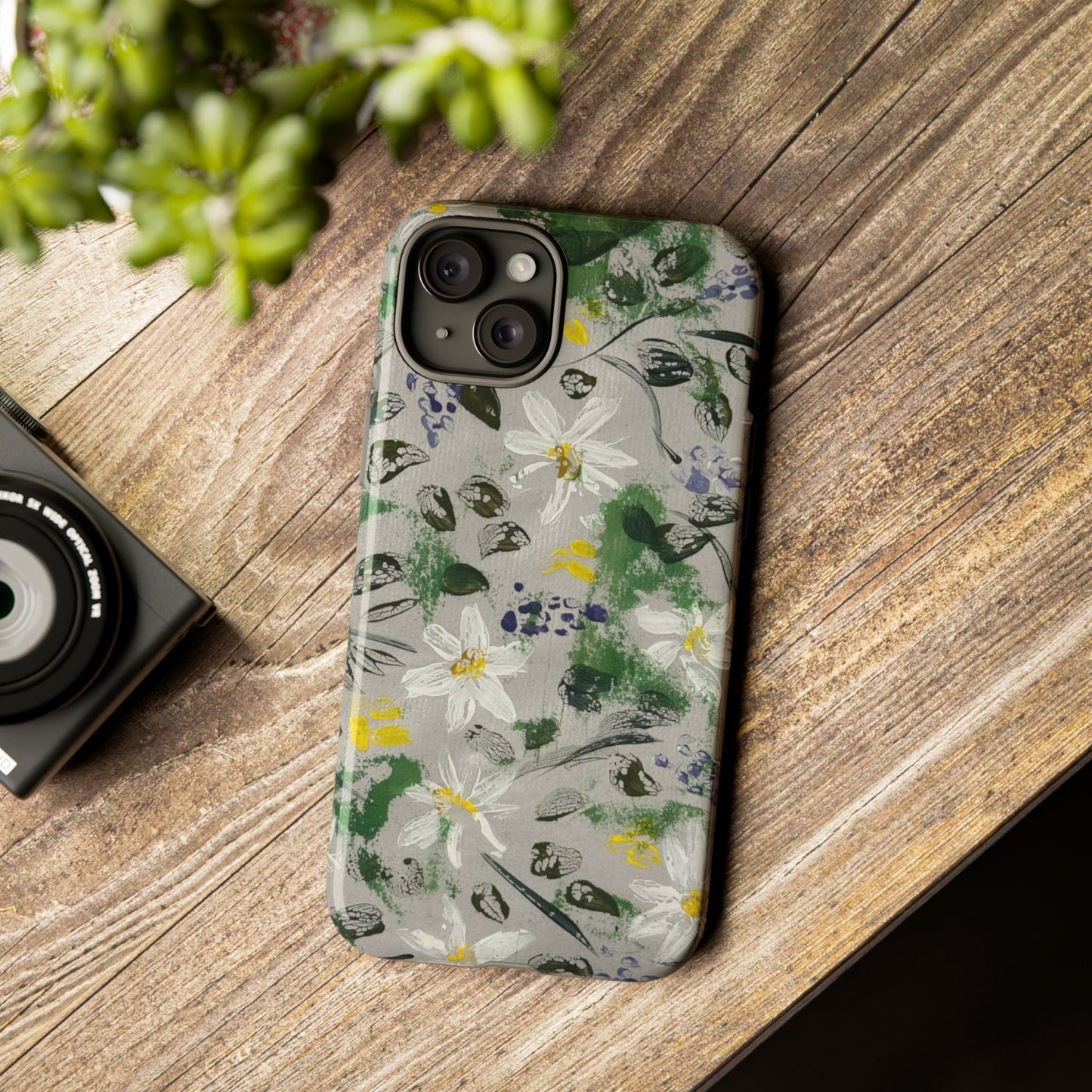 The Secret Woodland Garden Tough Phone Case | Botanical Floral iPhone Case | Whimsical Wildflower Phone Cover