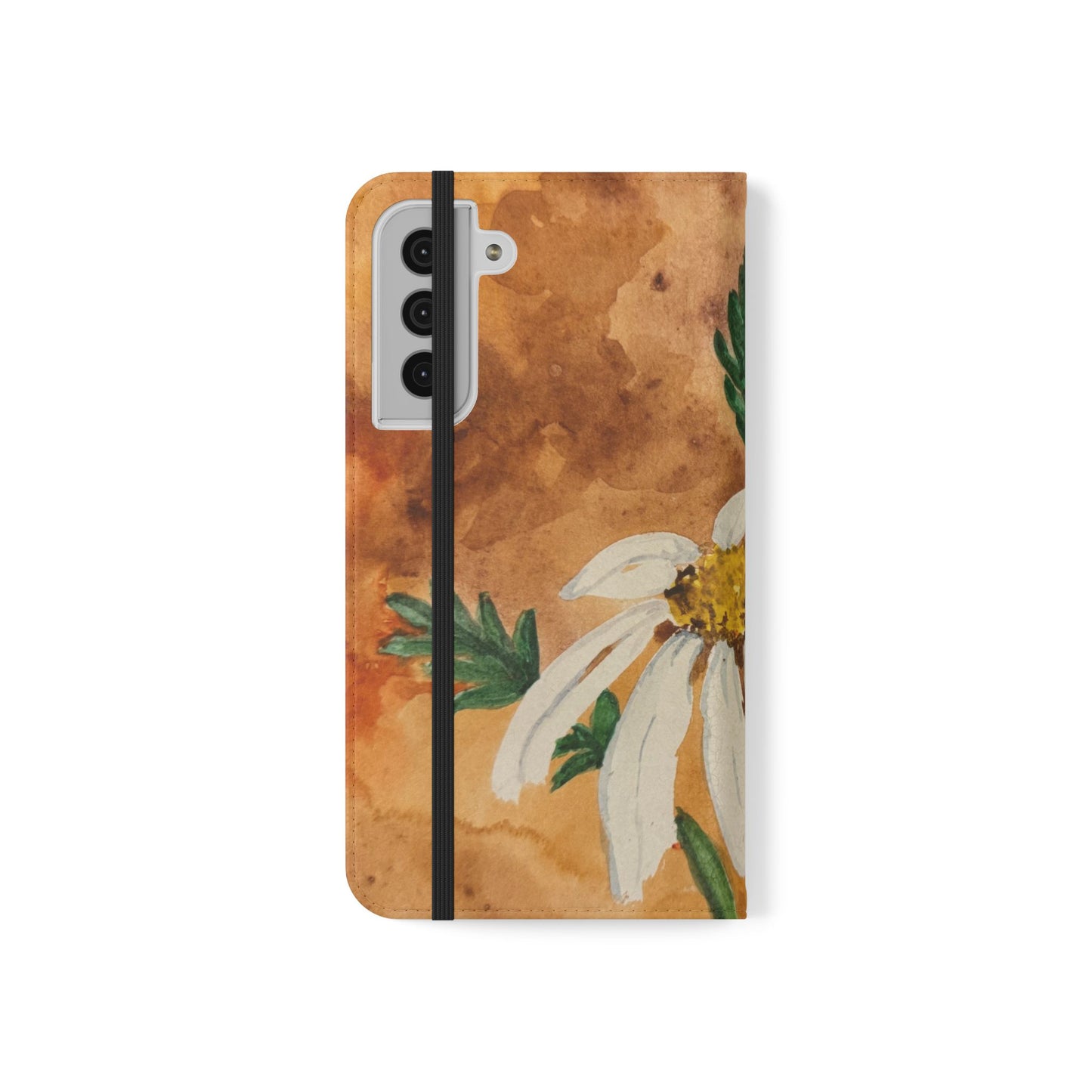Golden Hour Daisies — Fold-Over Phone Case
