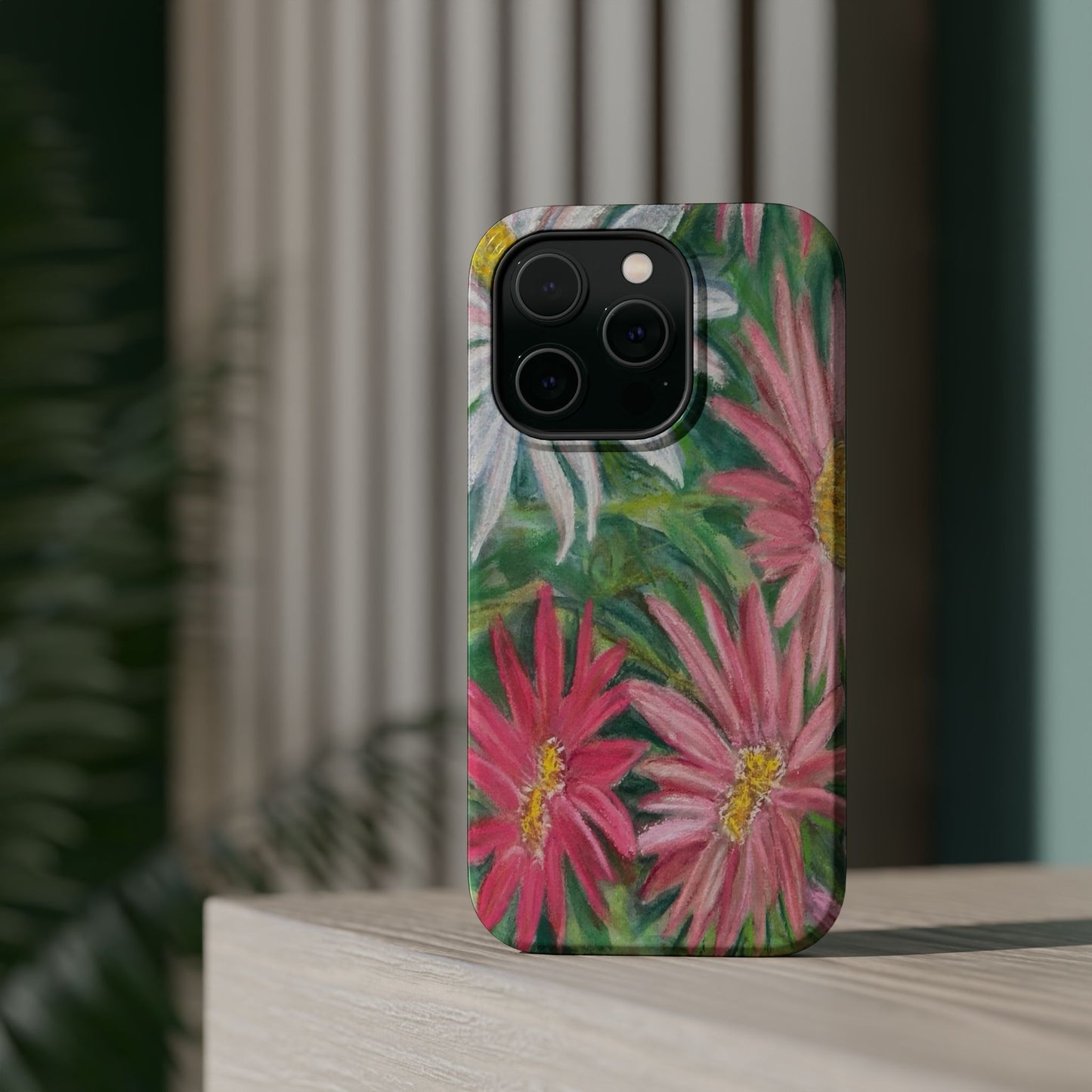 Painted Daisy  Magnetic Phone Case — Impact‑Resistant Protective Cover