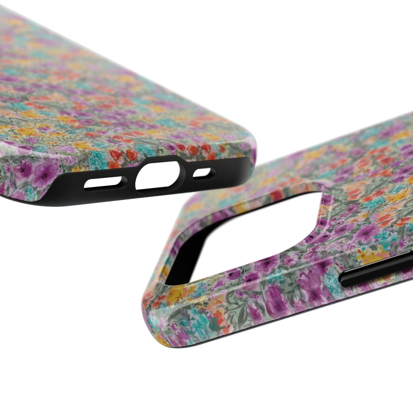 Wildflower Harmony  Watercolor Wildflower Phone Case – Colorful Floral Botanical Design Tough Phone Case