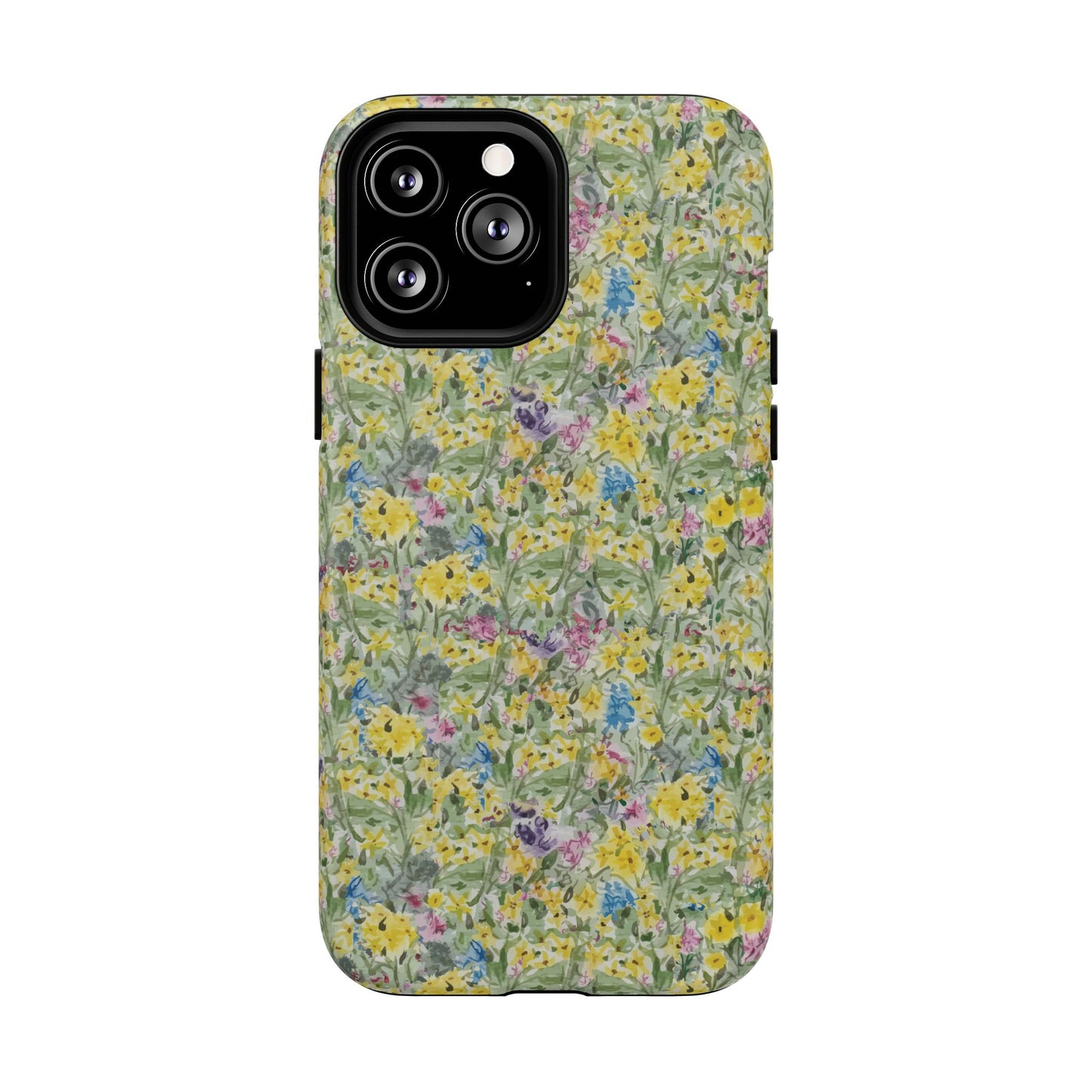 Wildflower Meadow Tough Magnetic Phone Case Watercolor Floral Botanical Case