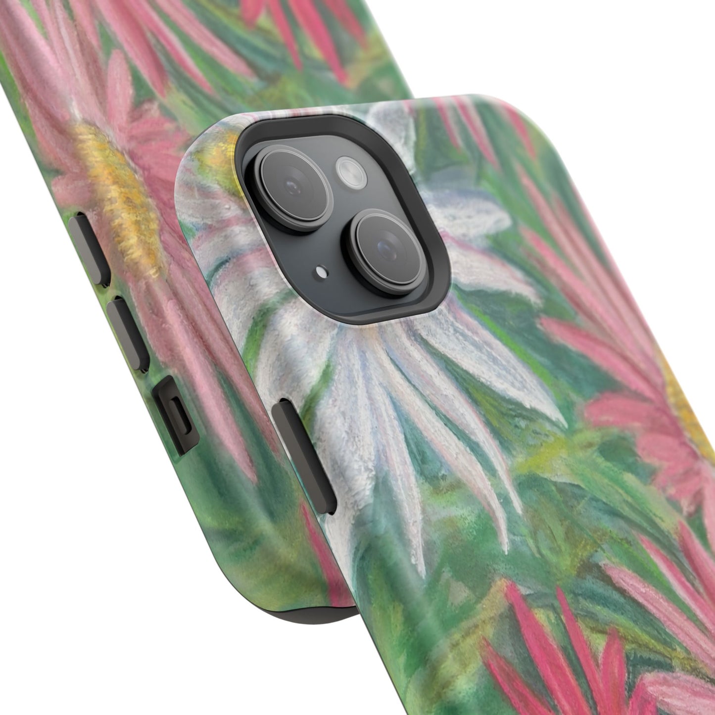 Painted Daisy  Magnetic Phone Case — Impact‑Resistant Protective Cover