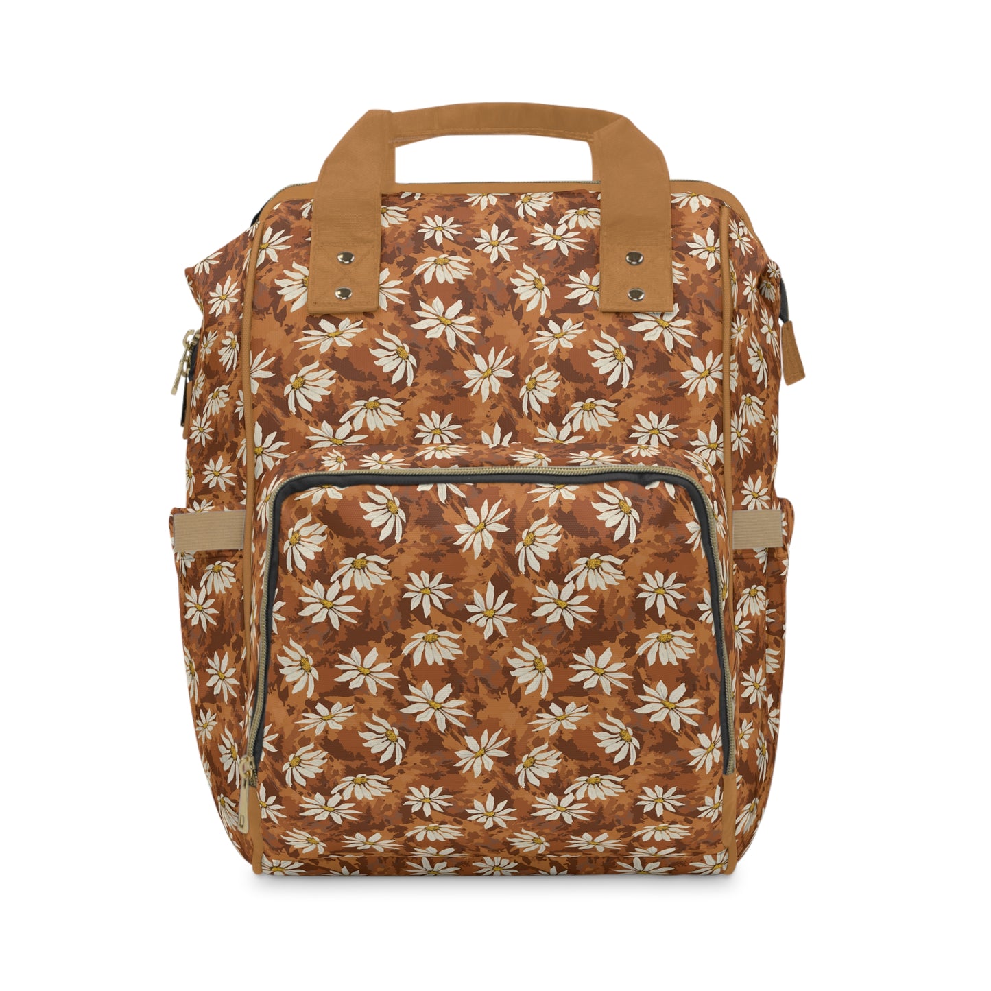 Golden Hour Daisy Everyday Backpack (Work, Travel & On-the-Go Essential) Multifunctional Diaper Backpack
