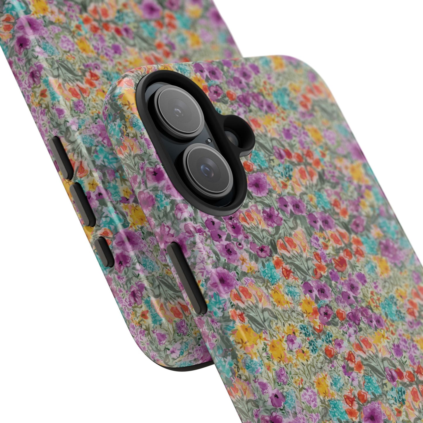Wildflower Harmony  Watercolor Wildflower Phone Case – Colorful Floral Botanical Design Tough Phone Case