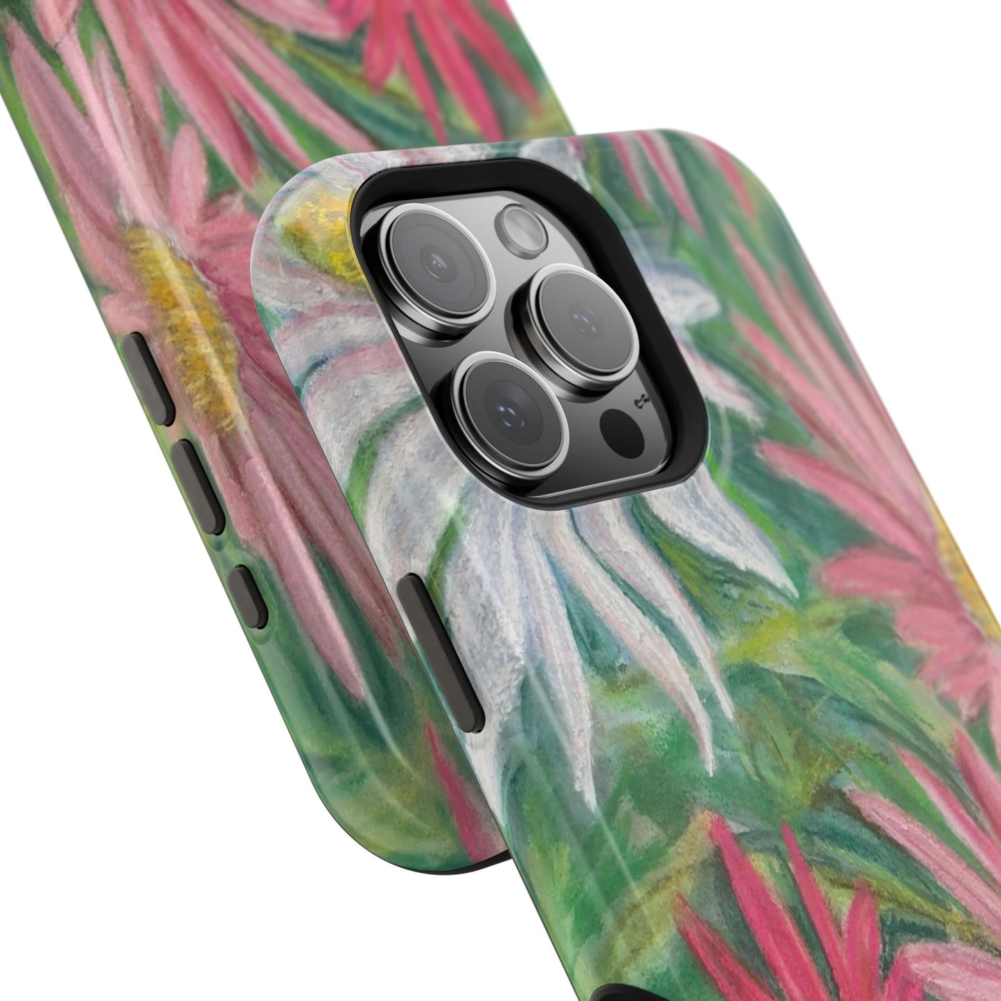 Painted Daisy  Magnetic Phone Case — Impact‑Resistant Protective Cover