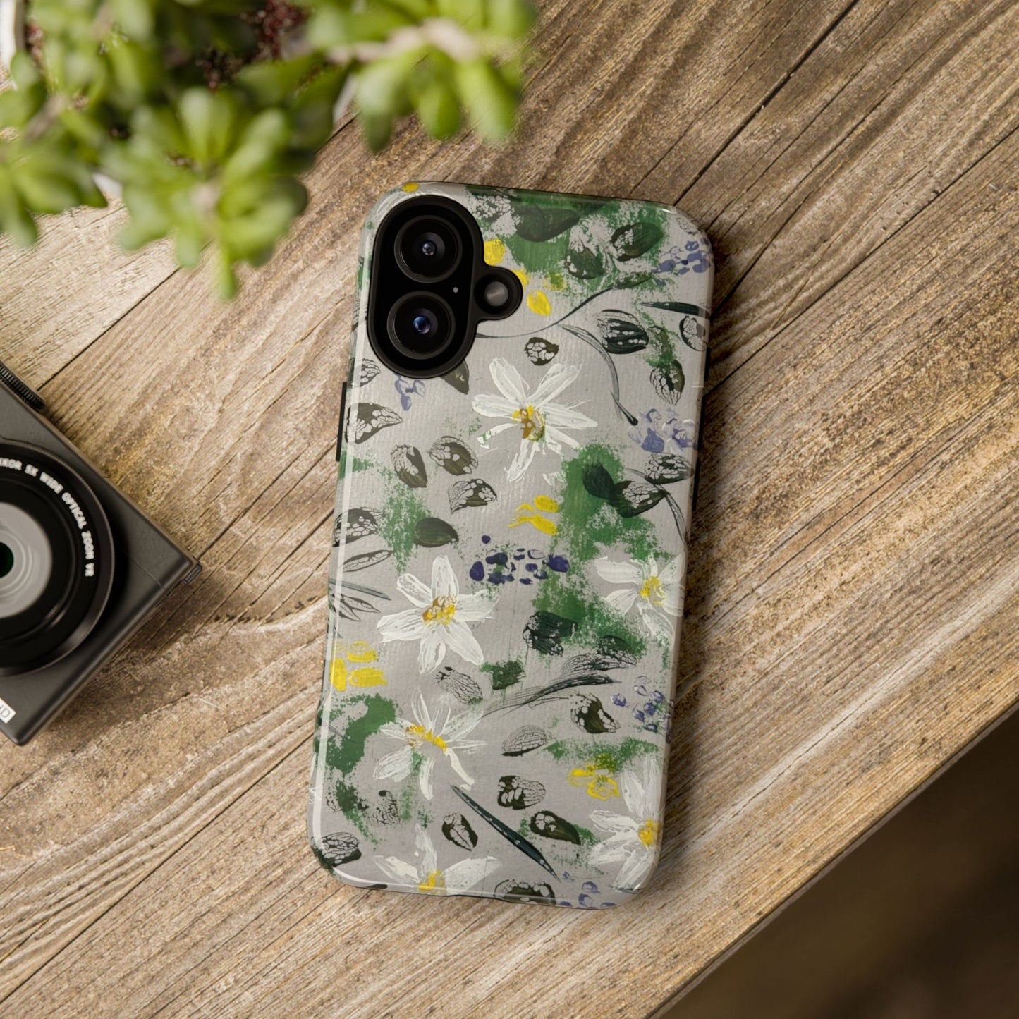 The Secret Woodland Garden Tough Phone Case | Botanical Floral iPhone Case | Whimsical Wildflower Phone Cover