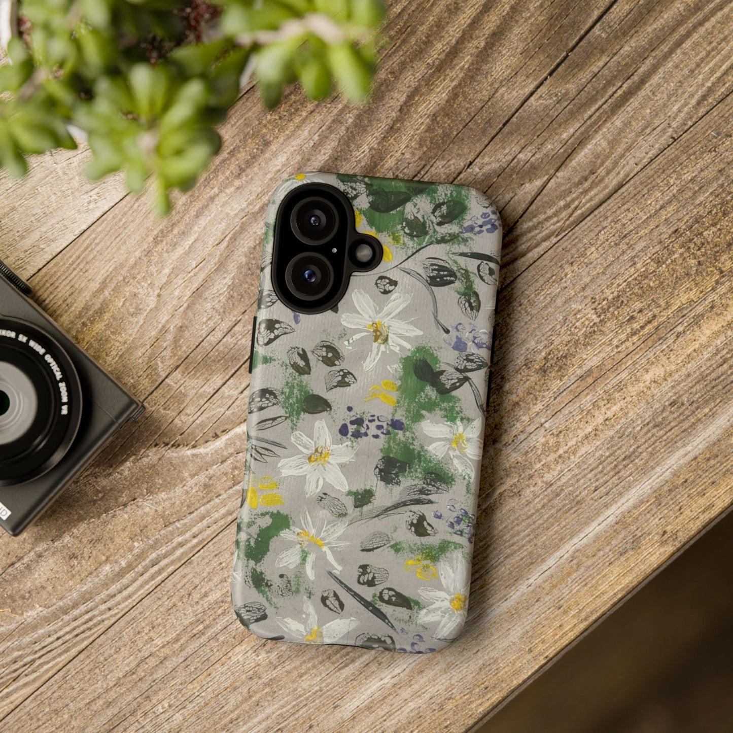 The Secret Woodland Garden Tough Phone Case | Botanical Floral iPhone Case | Whimsical Wildflower Phone Cover